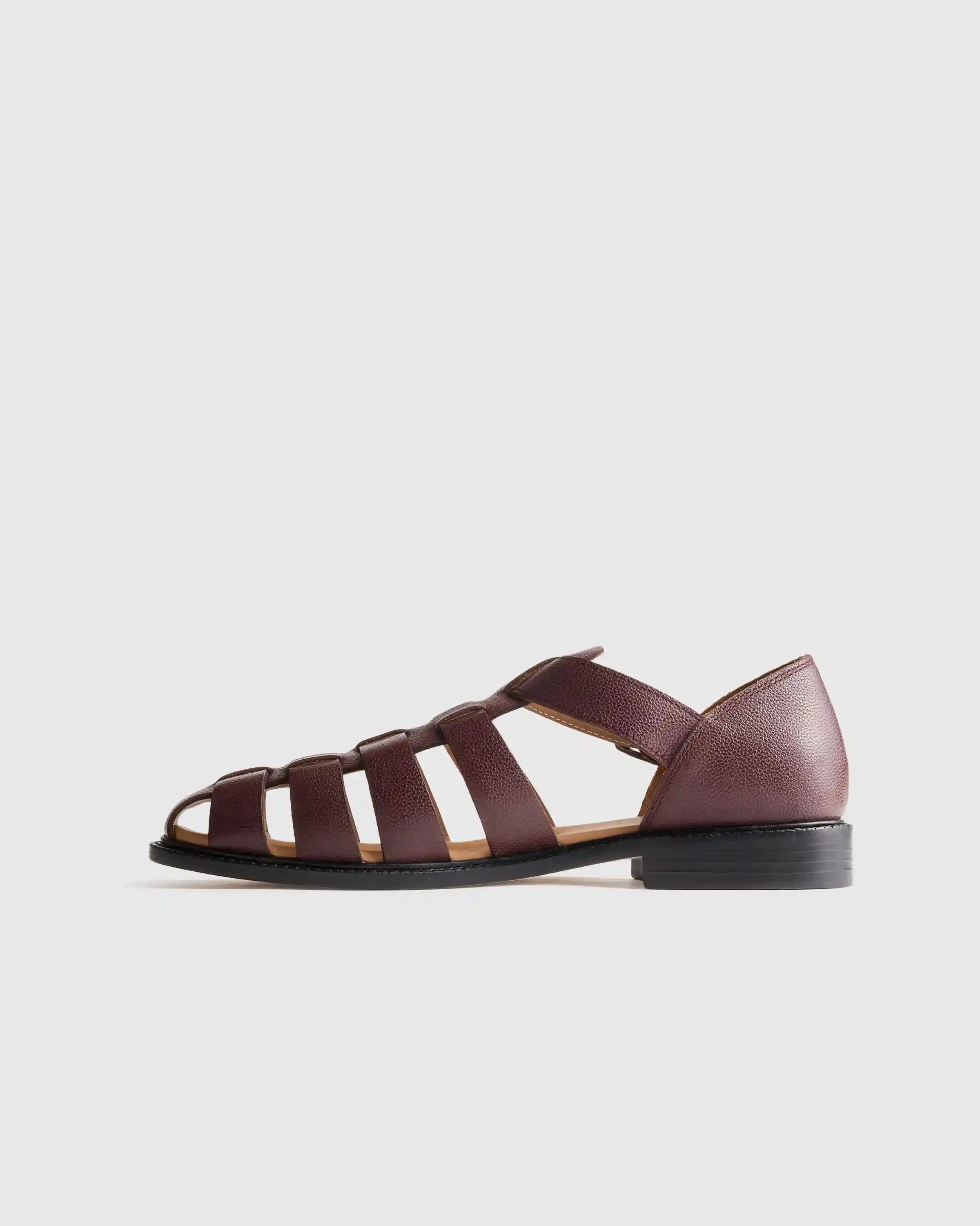 Calfskin Leather Fisherman Sandal