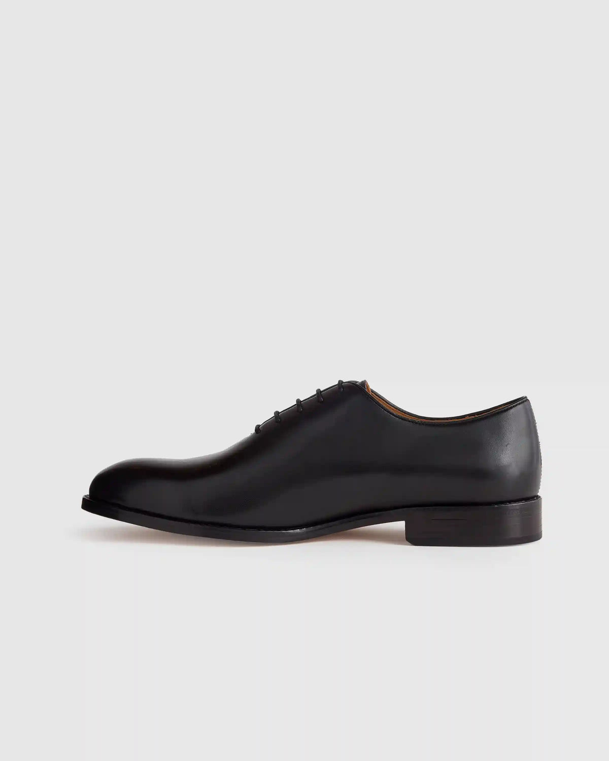 Calfskin Leather Plain Toe Oxford