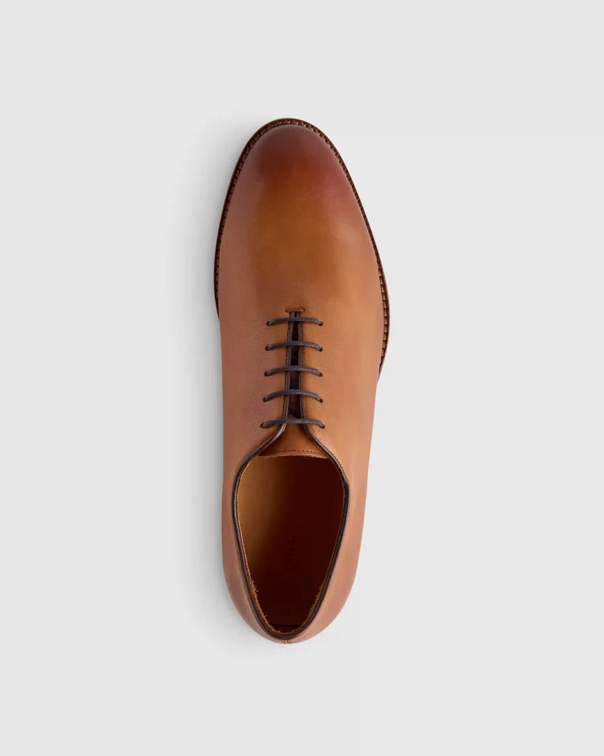 Calfskin Leather Plain Toe Oxford