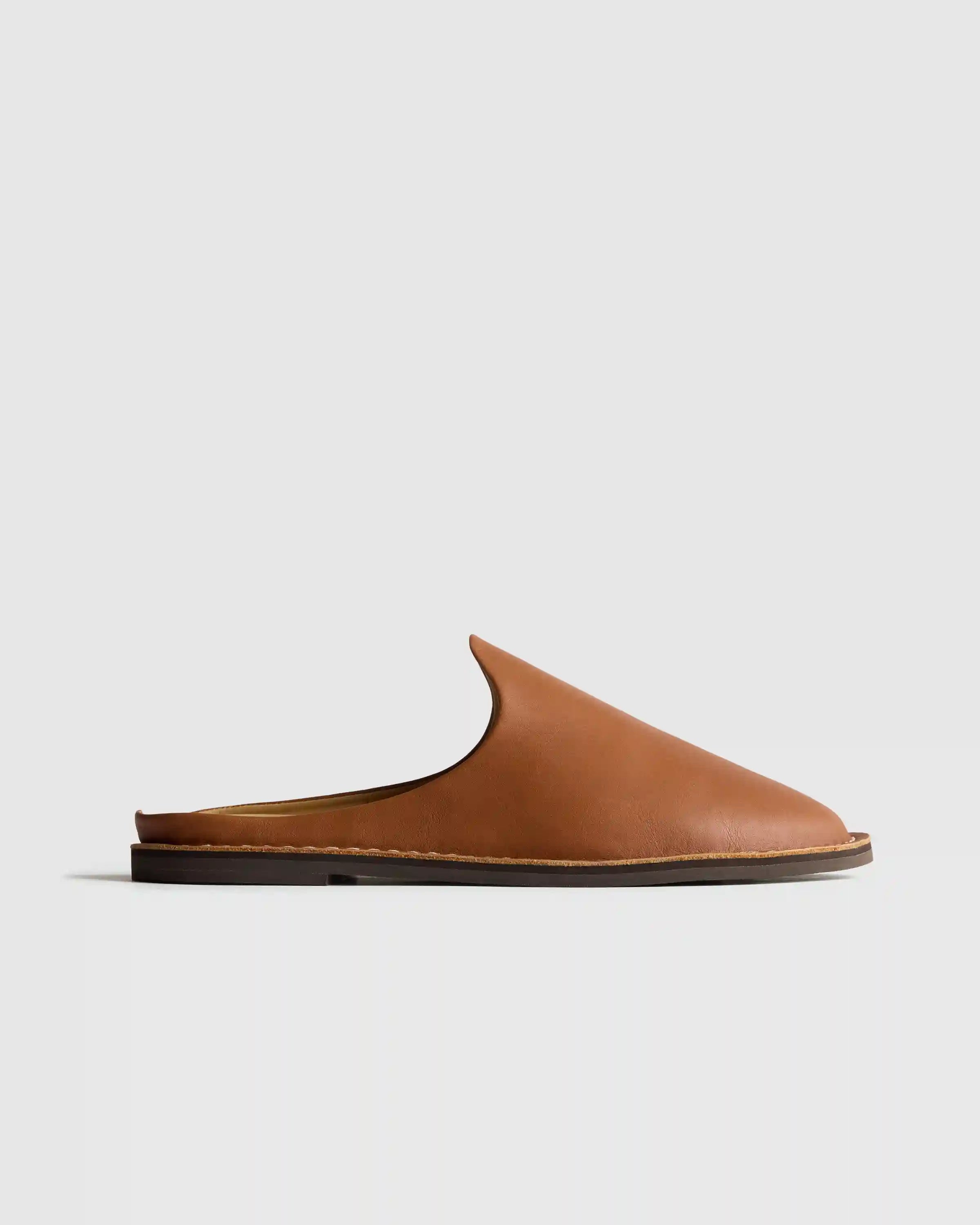 Italian Leather Mule Slip-On