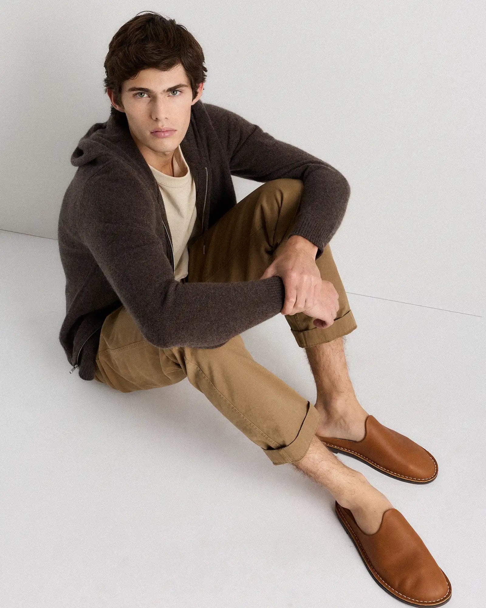 Italian Leather Mule Slip-On