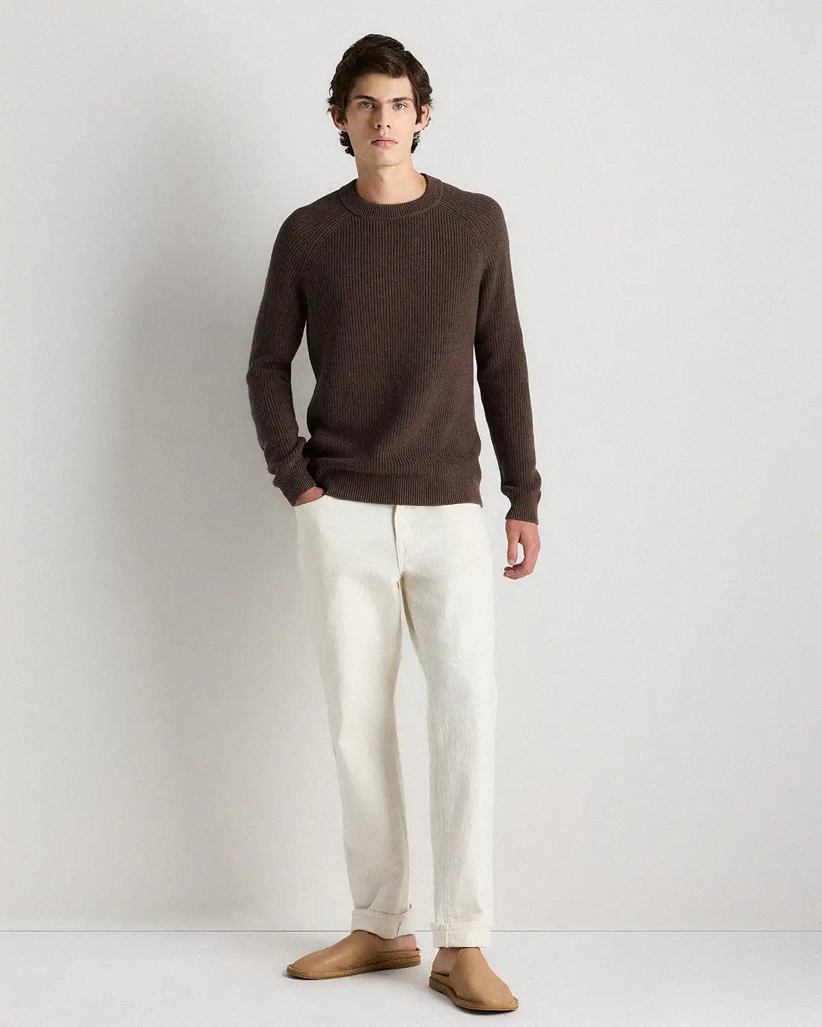 Italian Leather Mule Slip-On