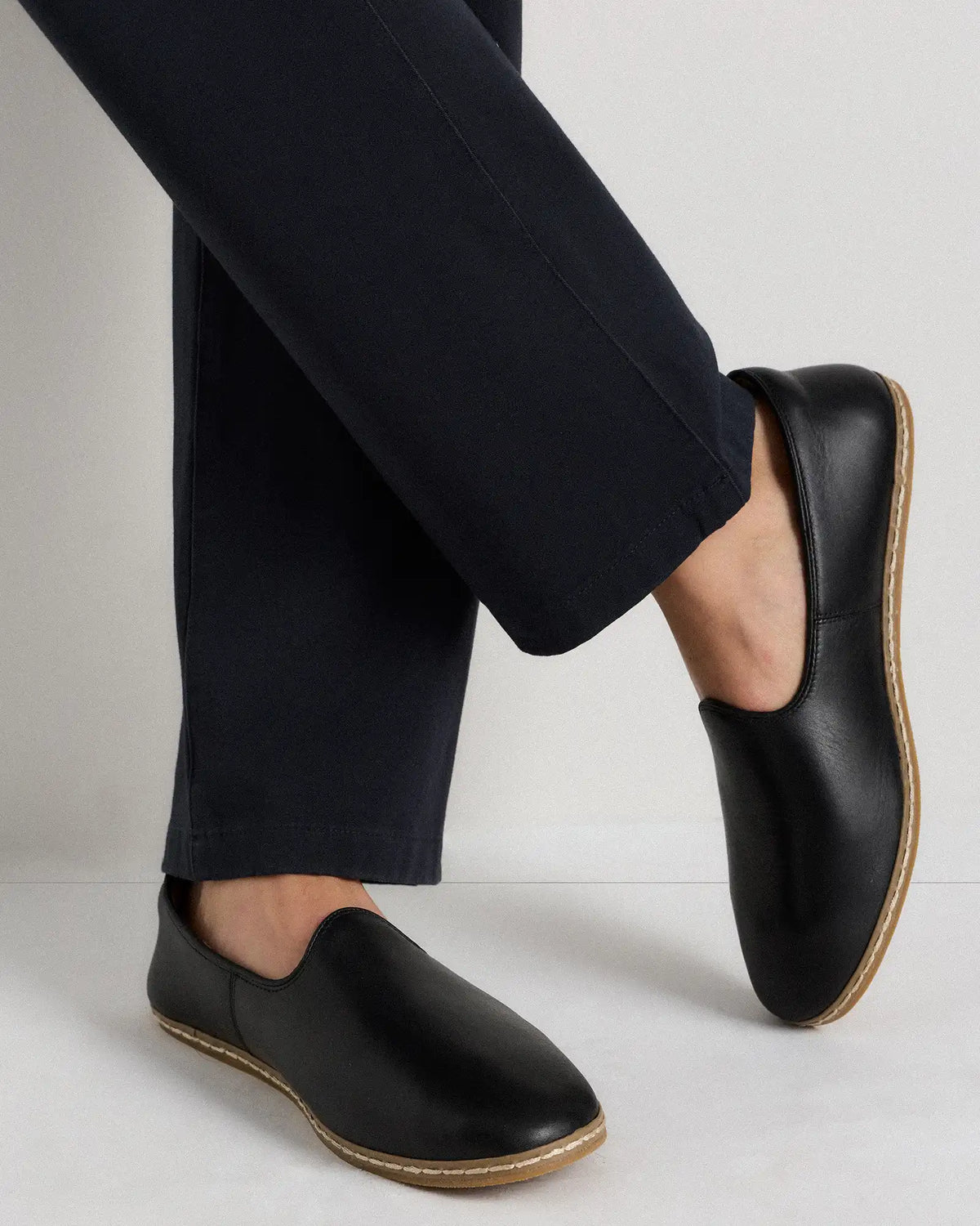 Crafted Leather Slip-On