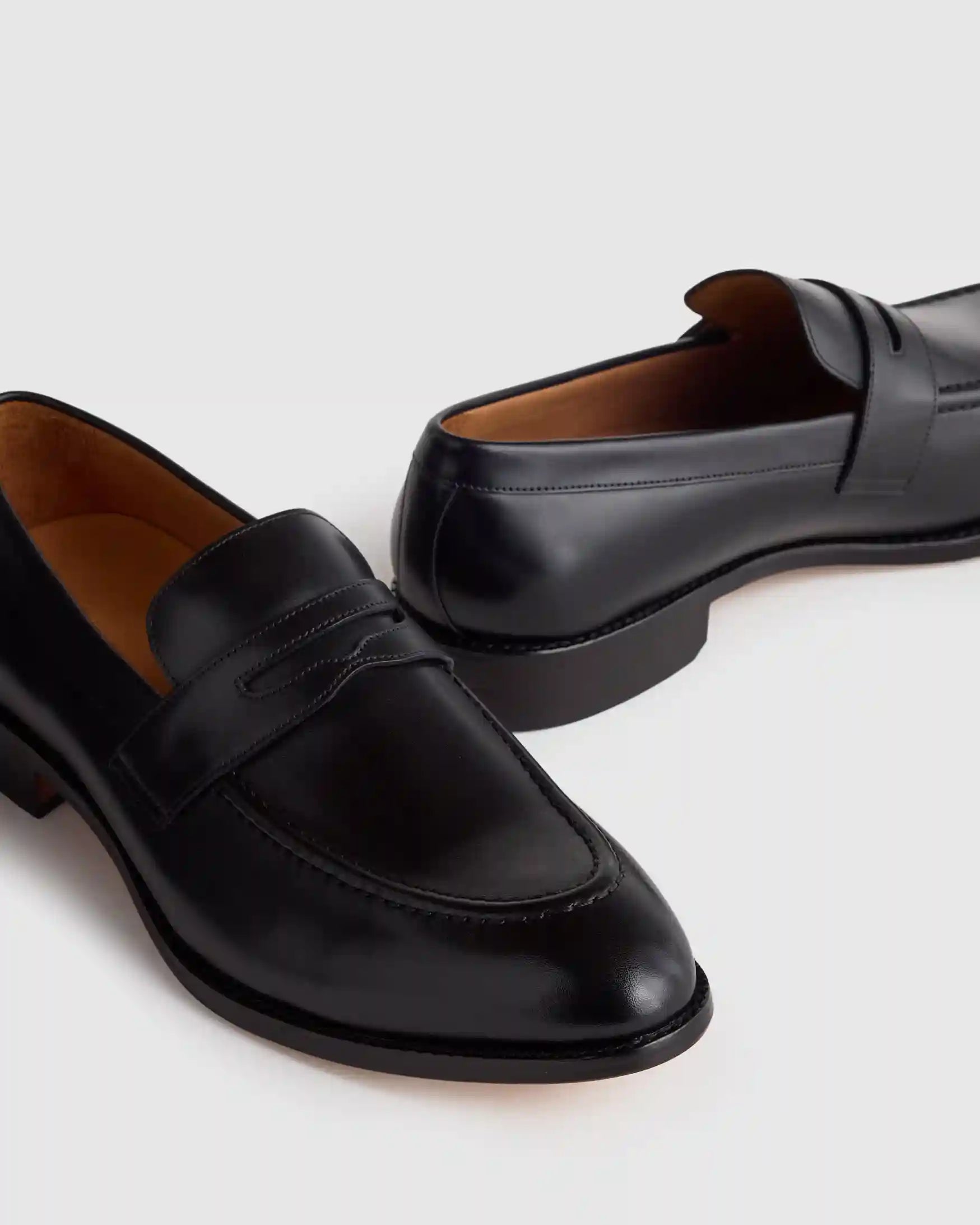 Calfskin Leather Penny Loafer