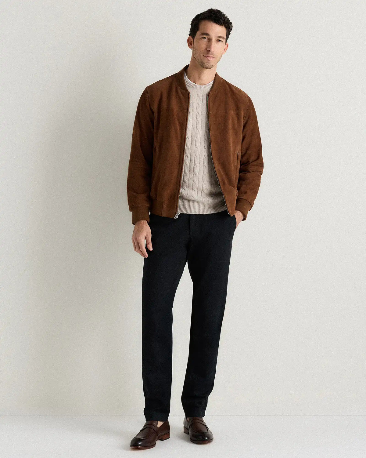 Calfskin Leather Penny Loafer