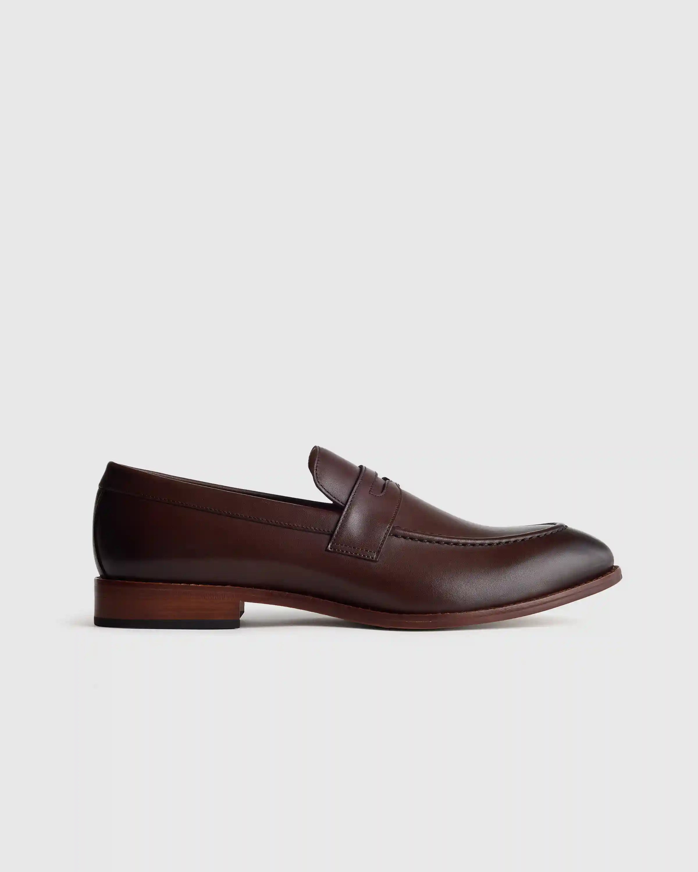 Calfskin Leather Penny Loafer