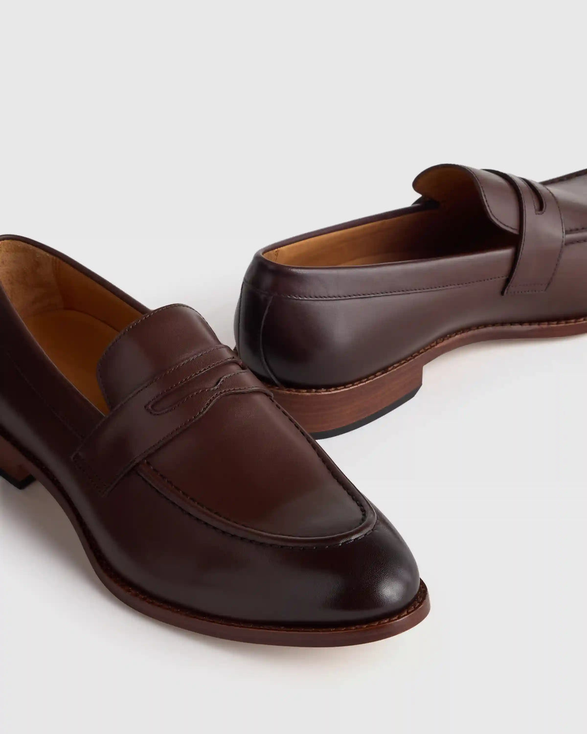 Calfskin Leather Penny Loafer