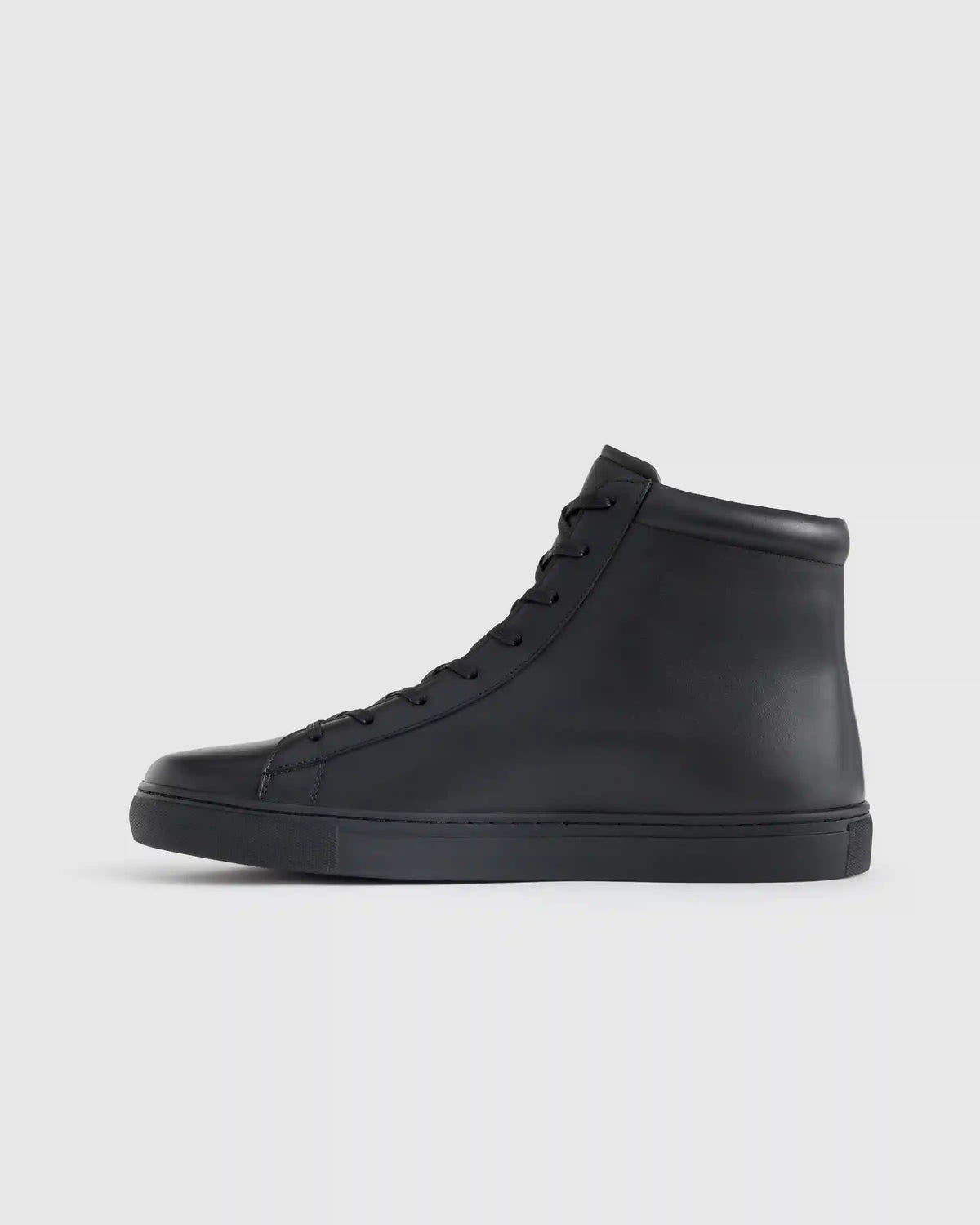 Italian Leather High Top Everyday Sneaker
