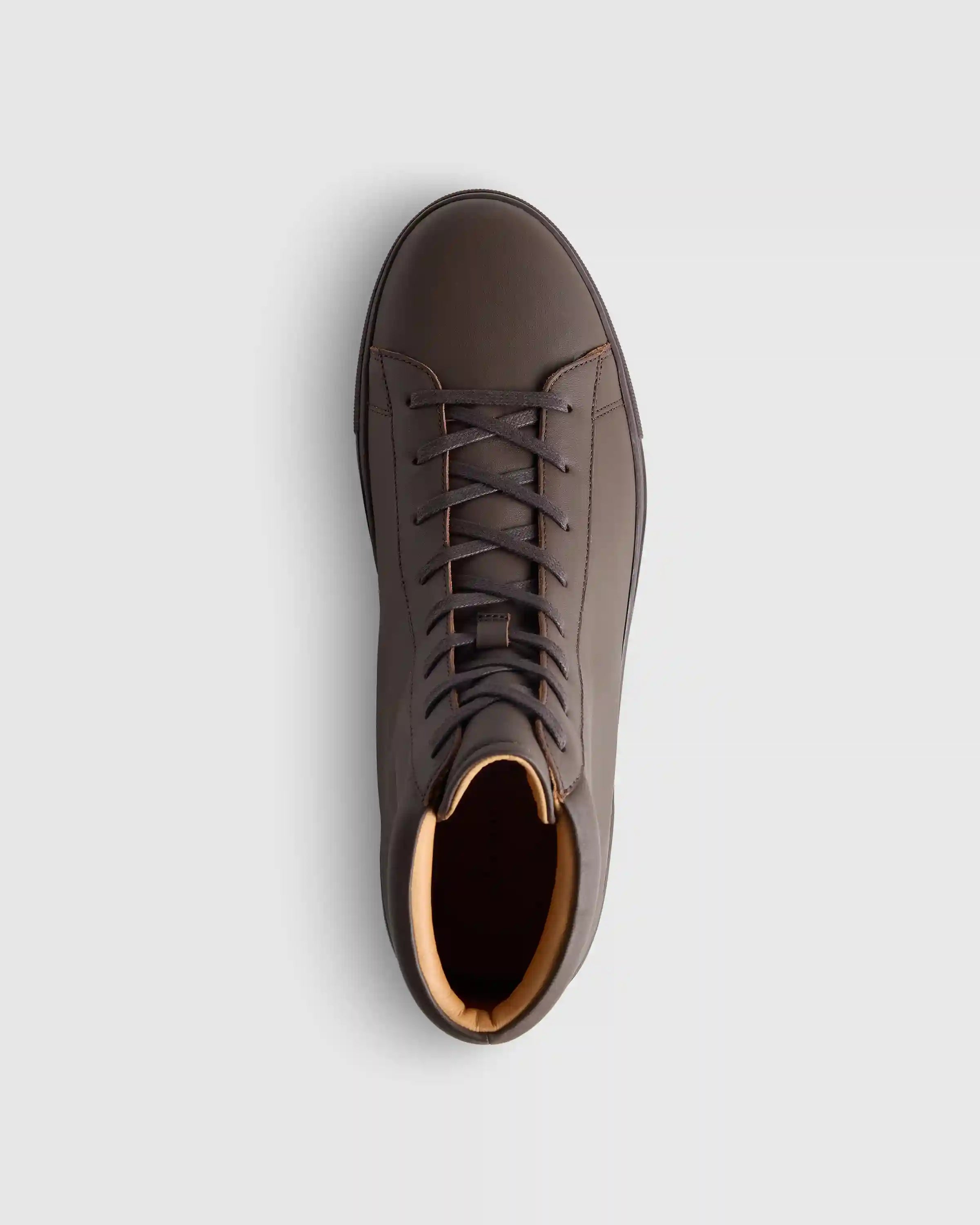 Italian Leather High Top Everyday Sneaker