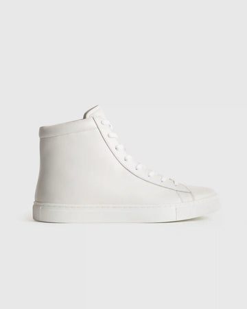 Italian Leather High Top Everyday Sneaker
