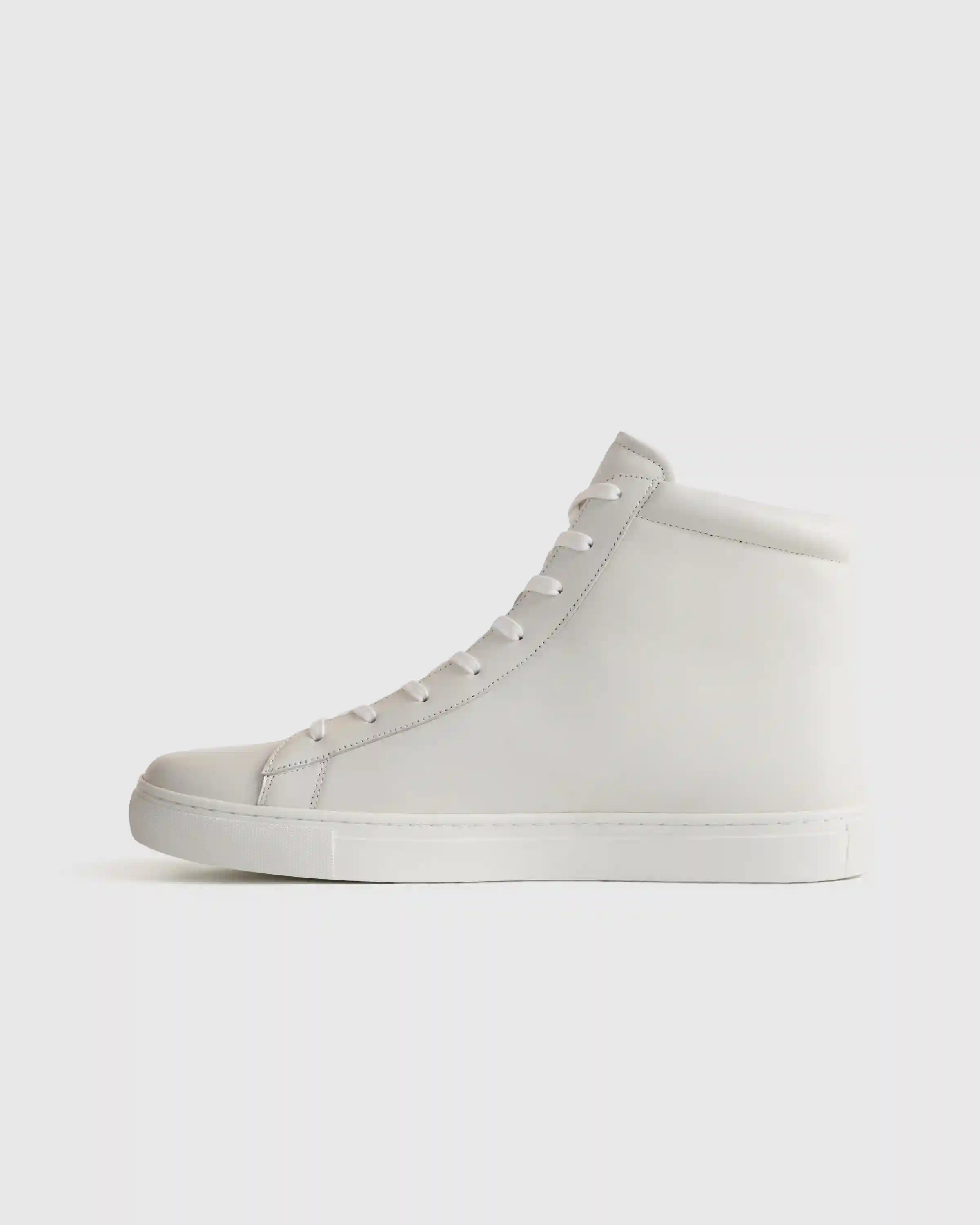 Italian Leather High Top Everyday Sneaker