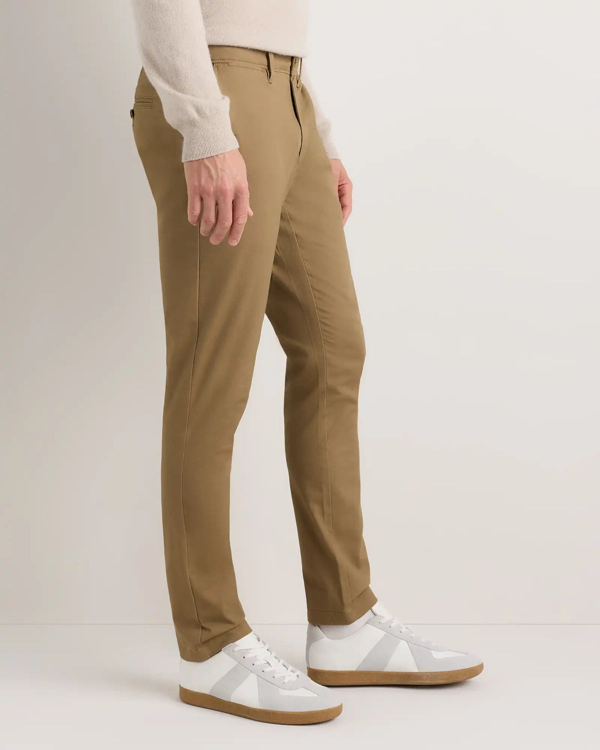 Organic Cotton Stretch Chino Pants - Slim