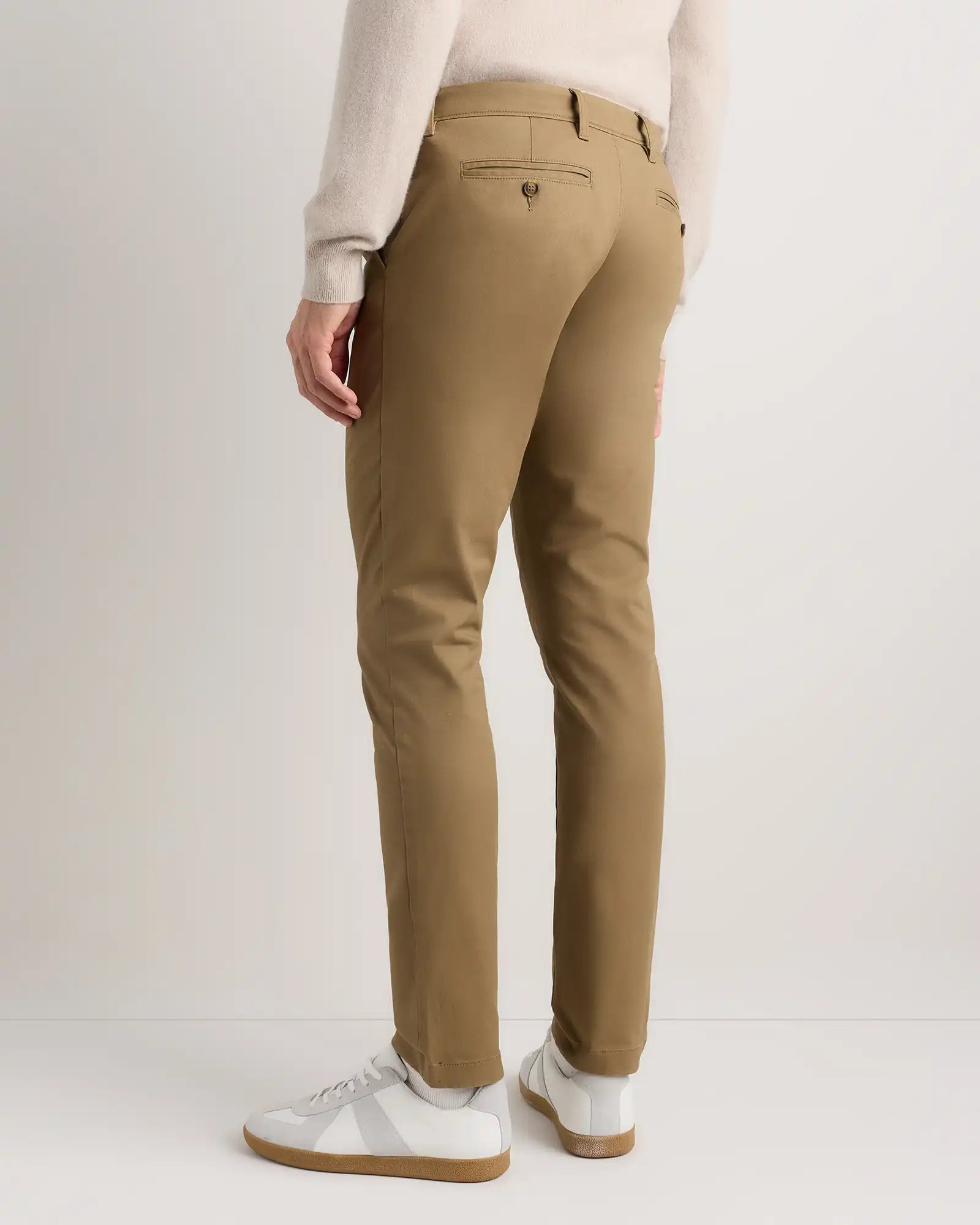 Organic Cotton Stretch Chino Pants - Slim