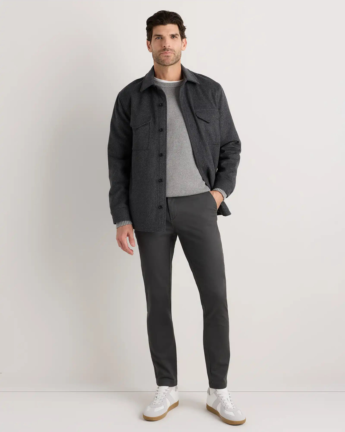 Organic Cotton Stretch Chino Pants - Slim