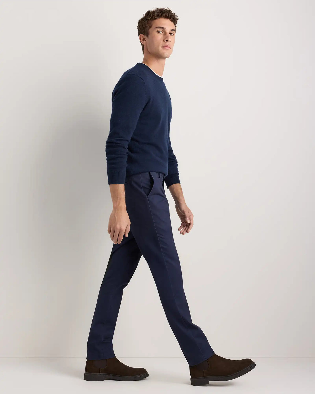Organic Cotton Stretch Chino Pants - Slim