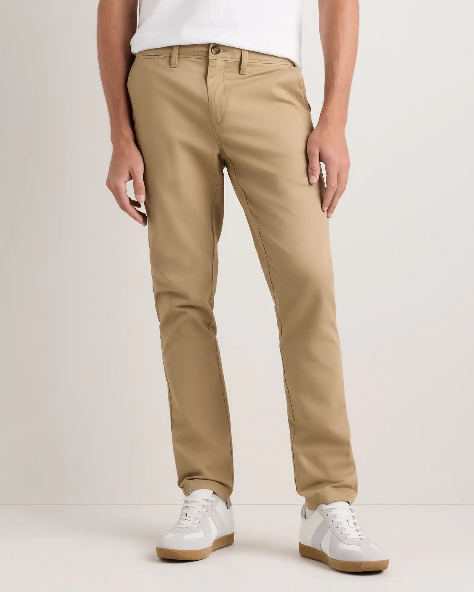 Organic Cotton Stretch Chino Pants - Slim