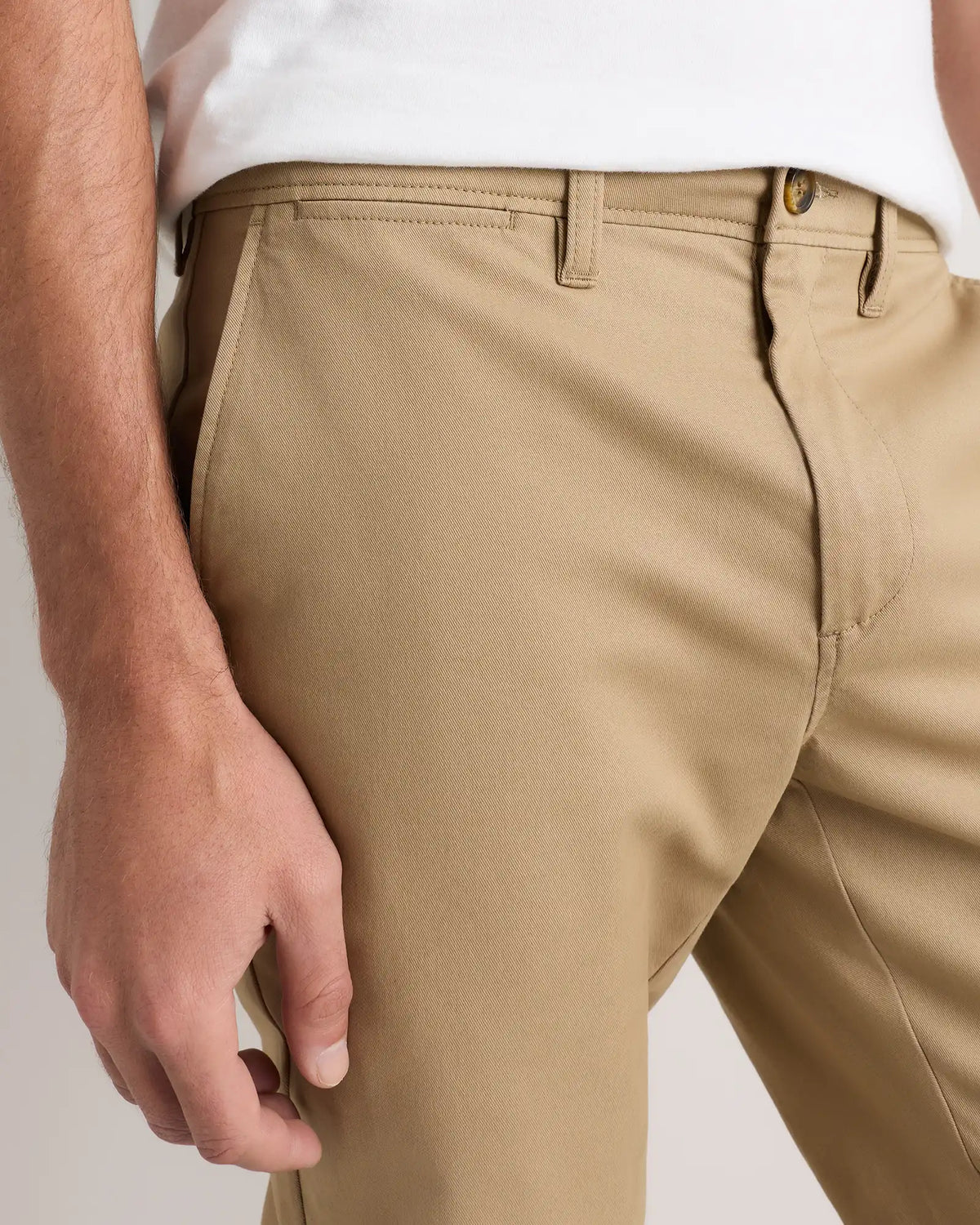 Organic Cotton Stretch Chino Pants - Slim