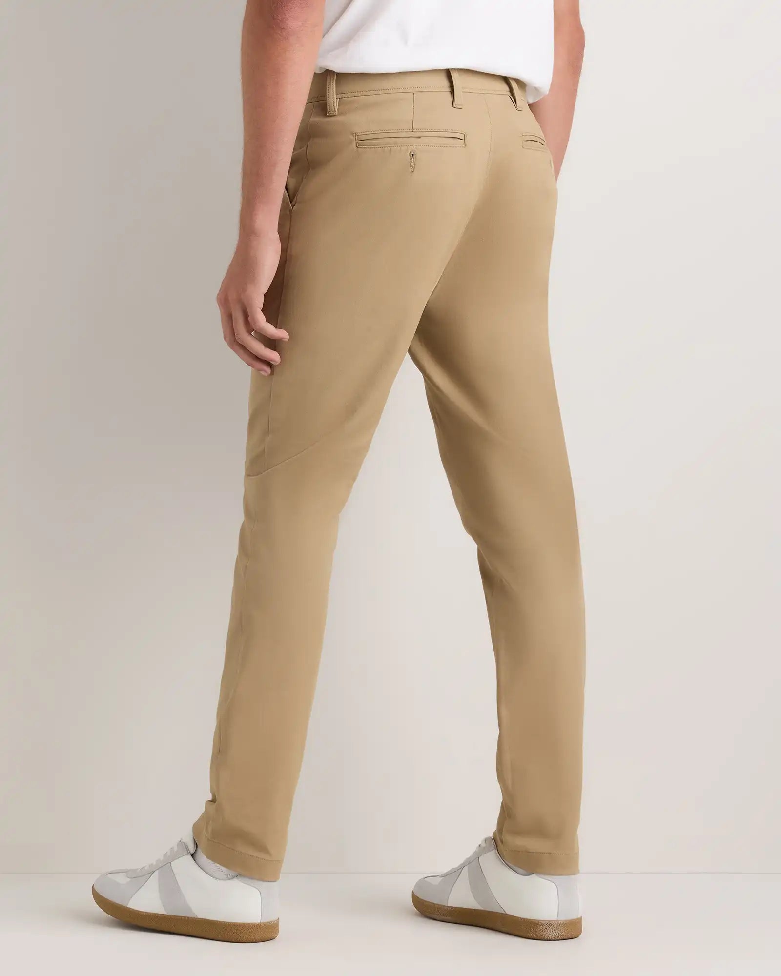 Organic Cotton Stretch Chino Pants - Slim