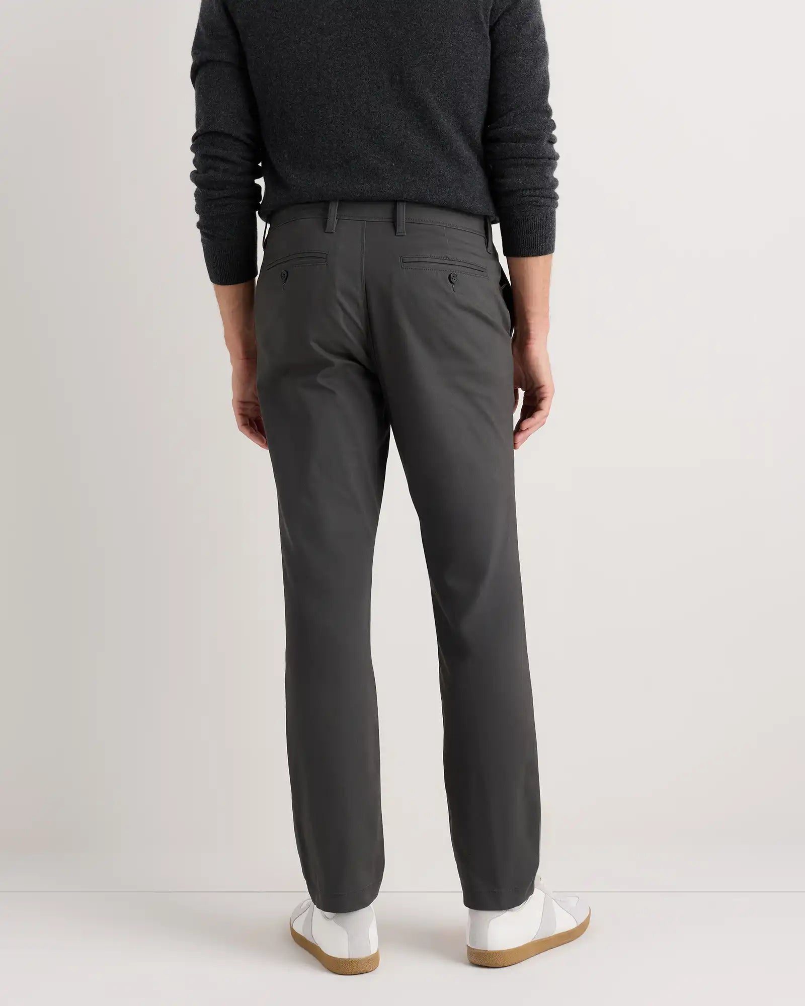 Organic Cotton Stretch Chino Pants - Straight