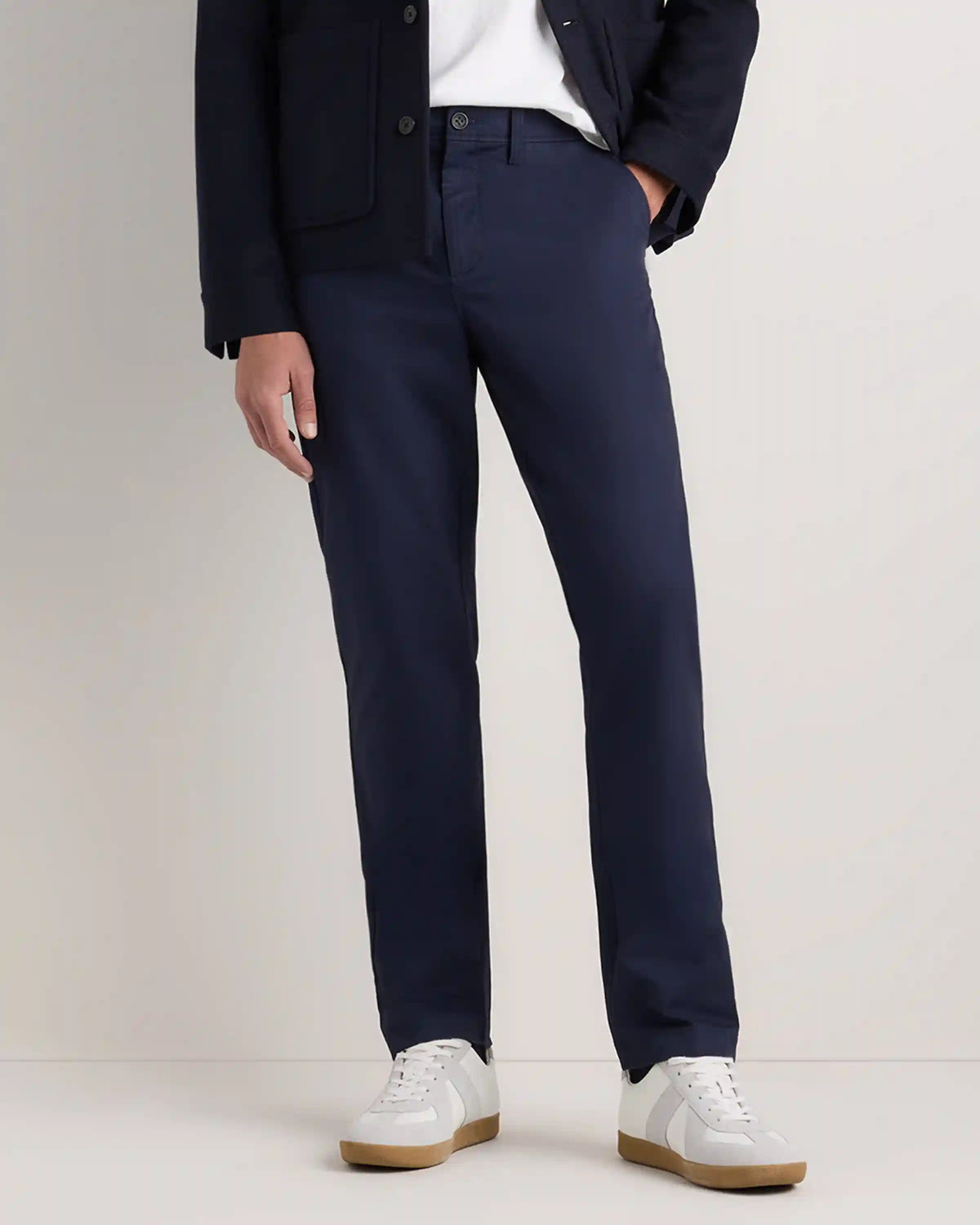 Organic Cotton Stretch Chino Pants - Straight