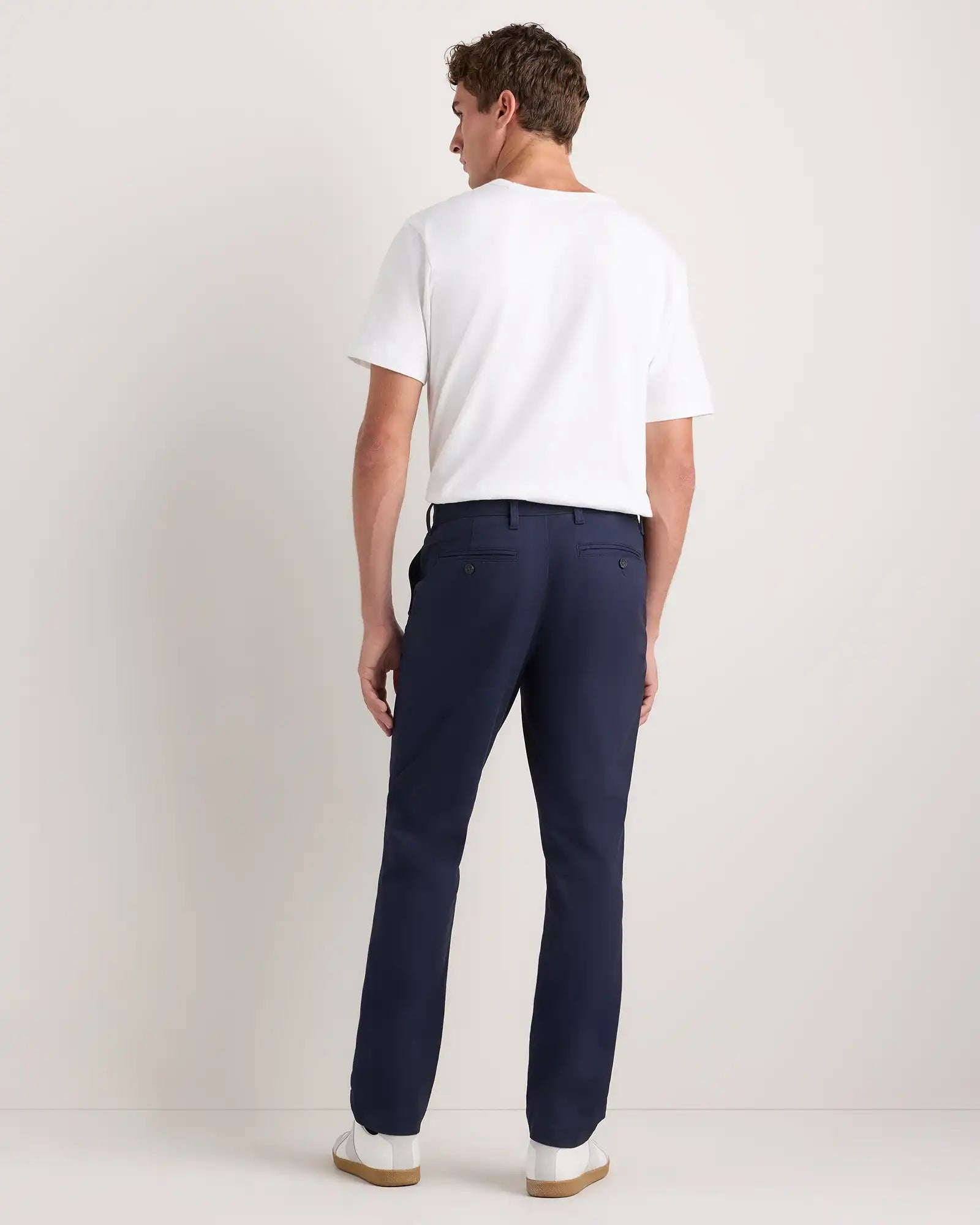 Organic Cotton Stretch Chino Pants - Straight