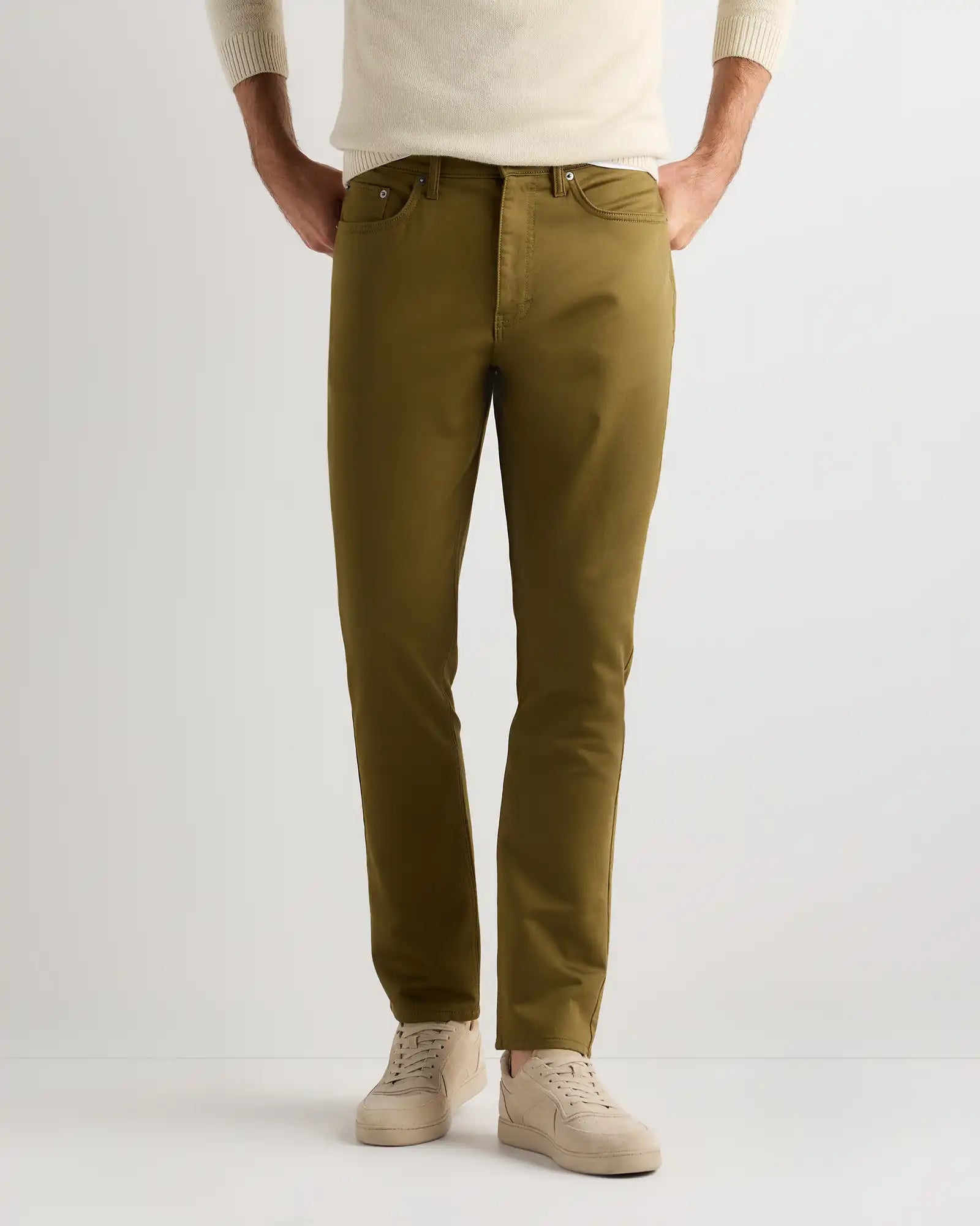 Comfort Stretch Traveler 5-Pocket Pants - Athletic Tapered