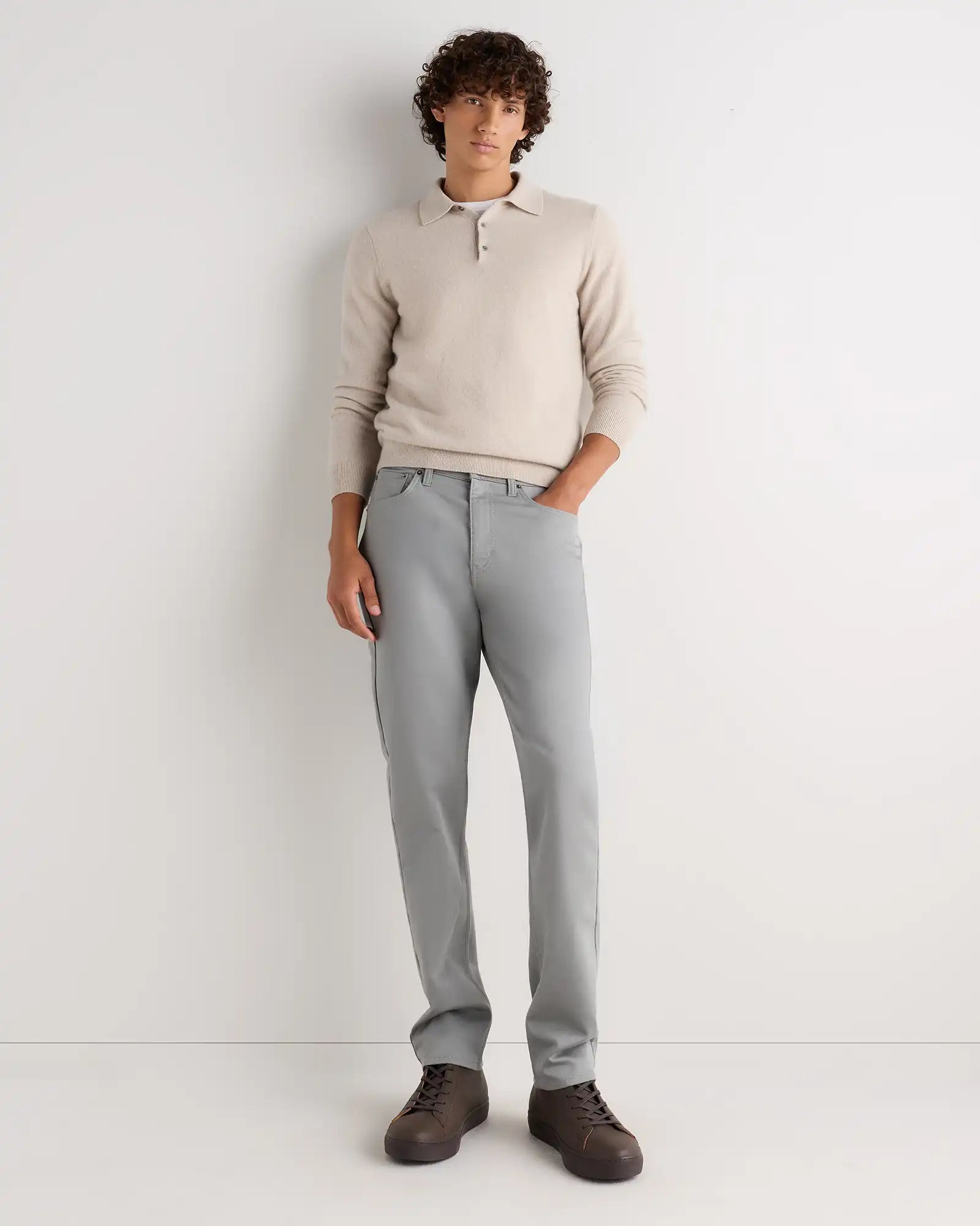Comfort Stretch Traveler 5-Pocket Pants - Athletic Tapered