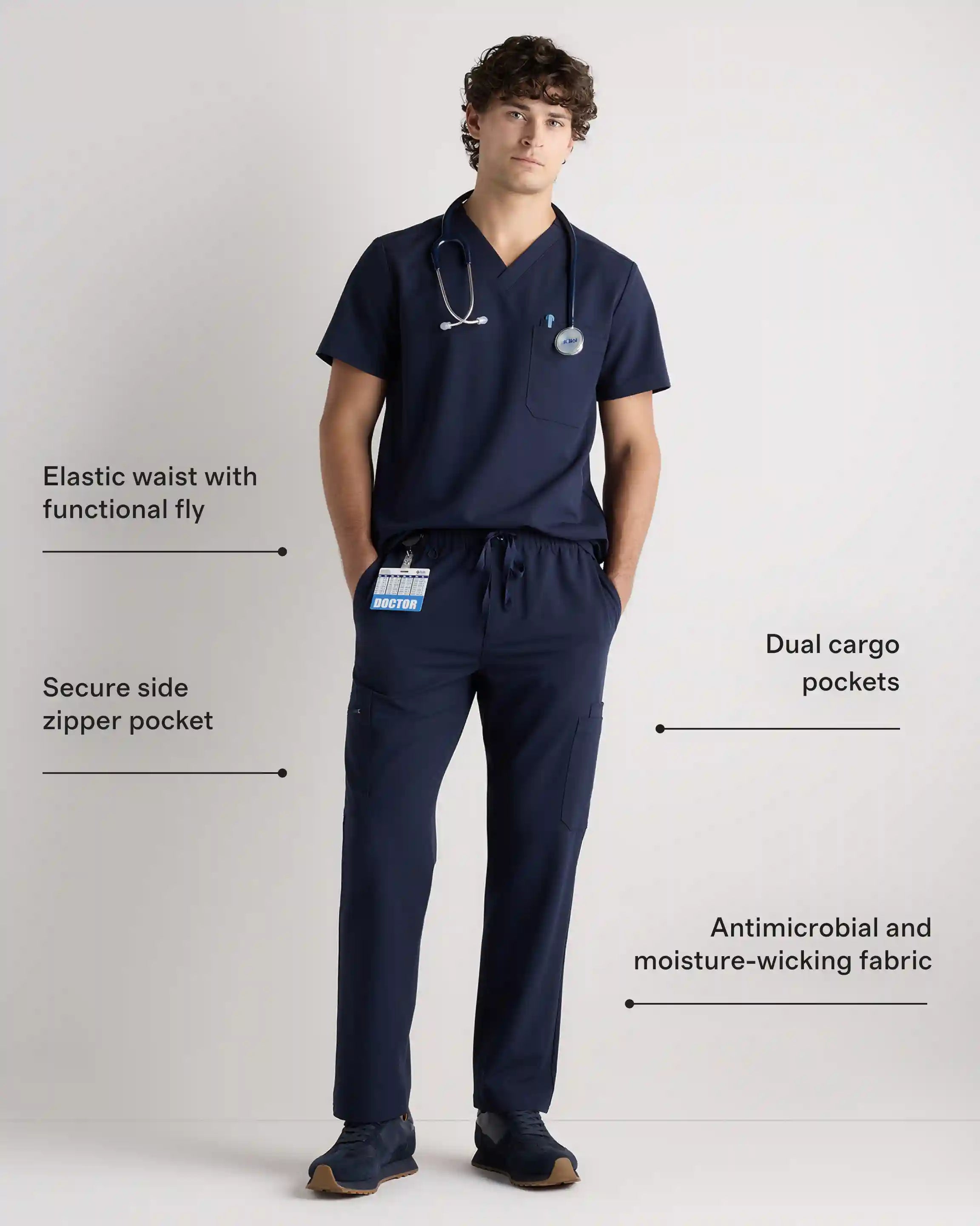 AeraFlex Scrub Cargo Pants