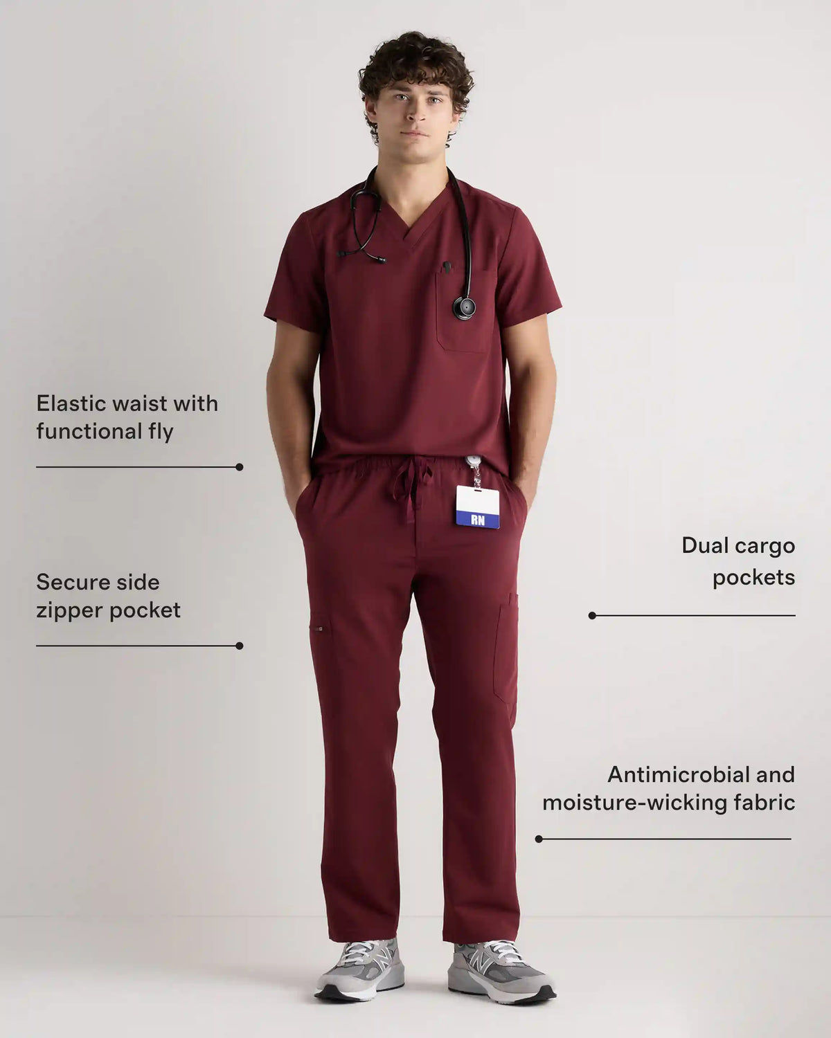 AeraFlex Scrub Cargo Pants
