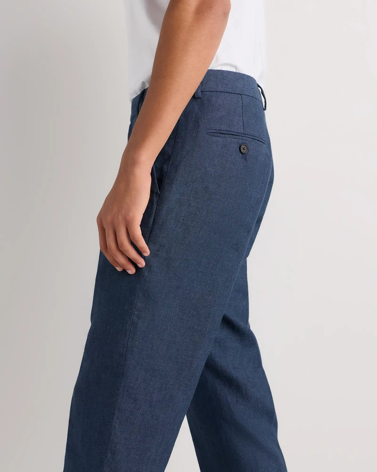100% European Linen Tailored Dress Pants