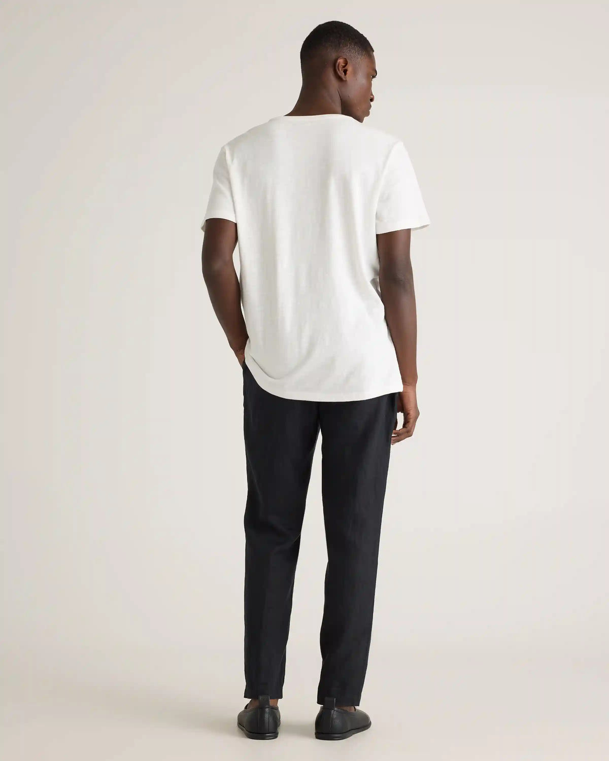 100% European Linen Drawstring Beach Pants