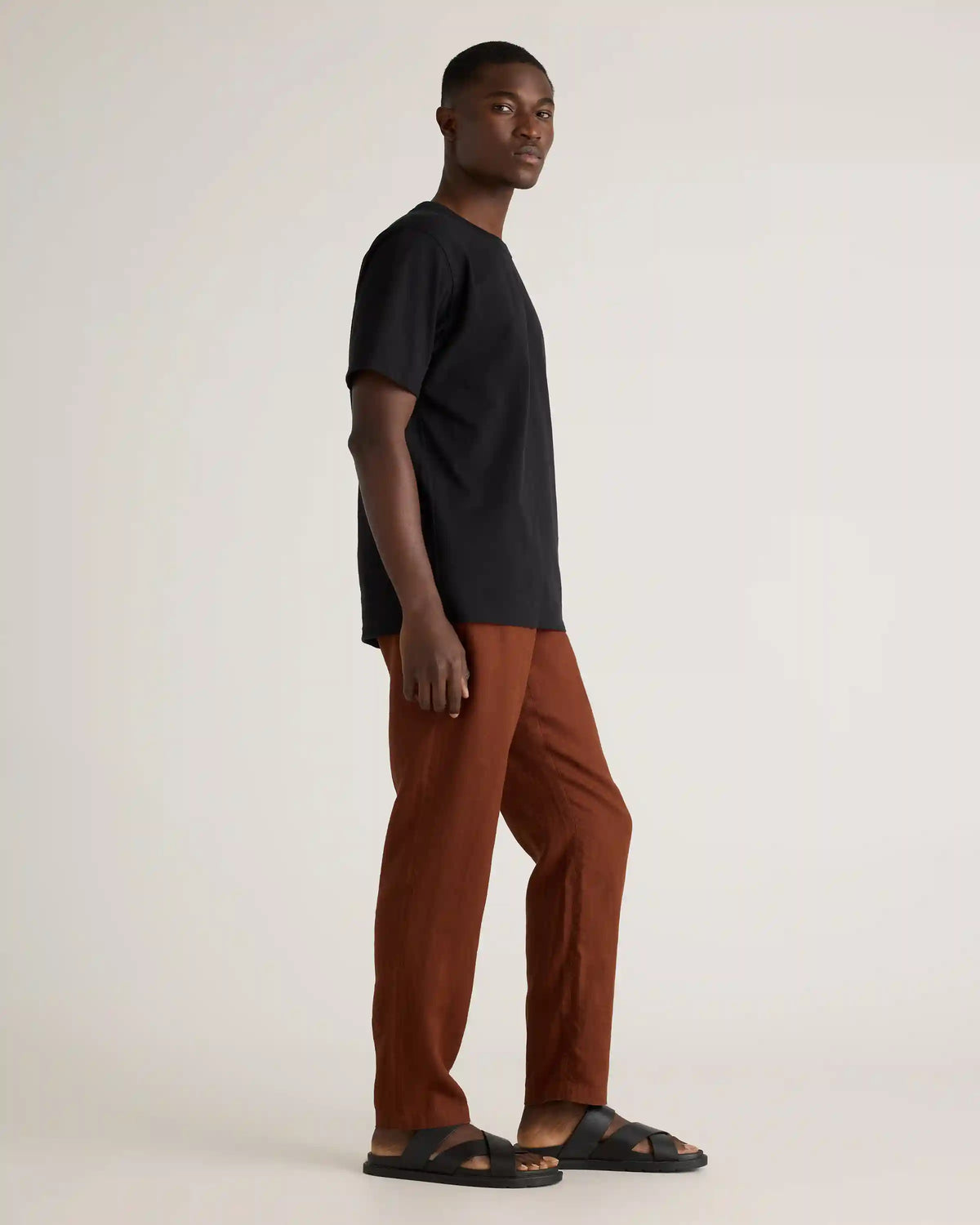100% European Linen Drawstring Beach Pants