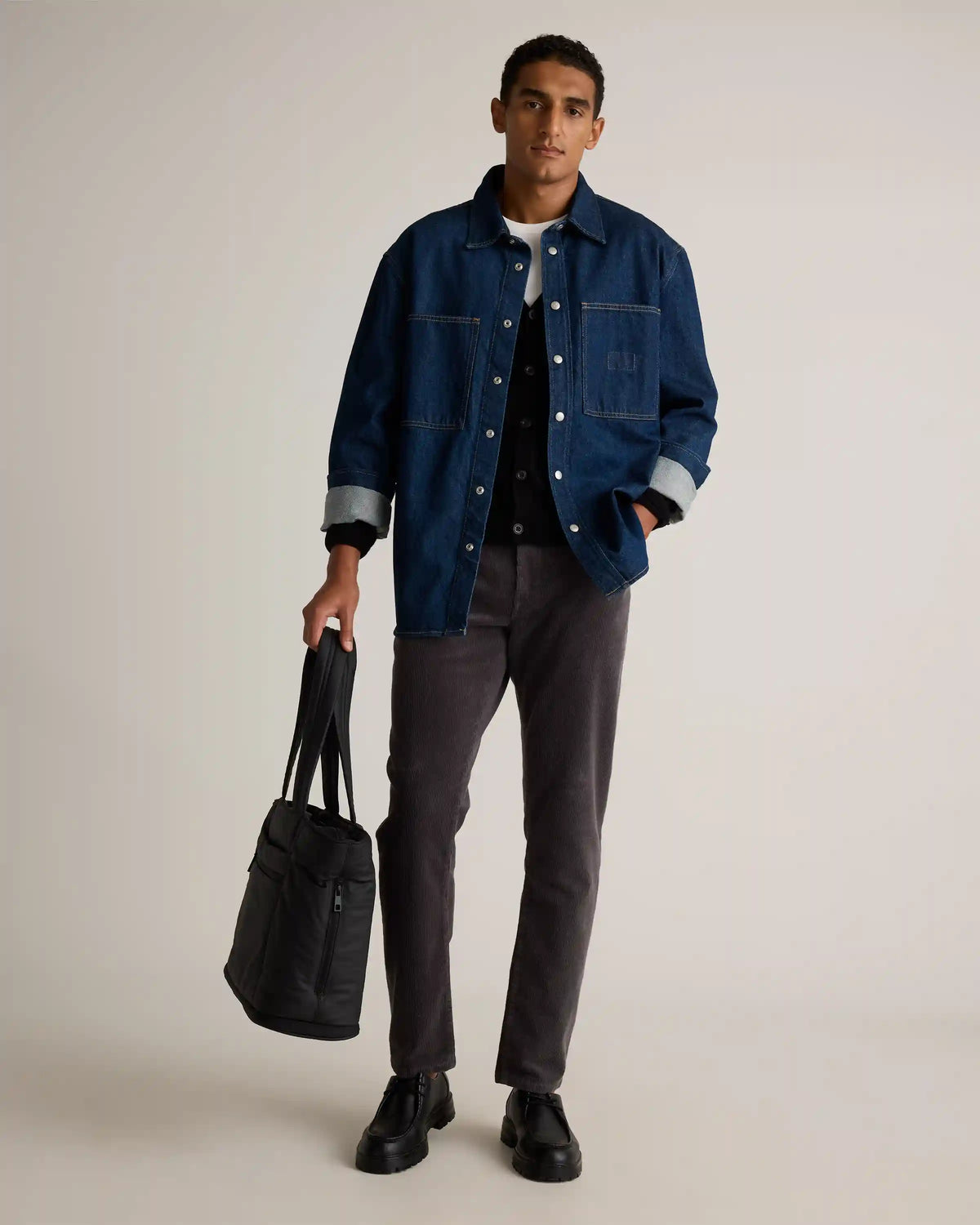 Organic Stretch Corduroy 5-Pocket Pants