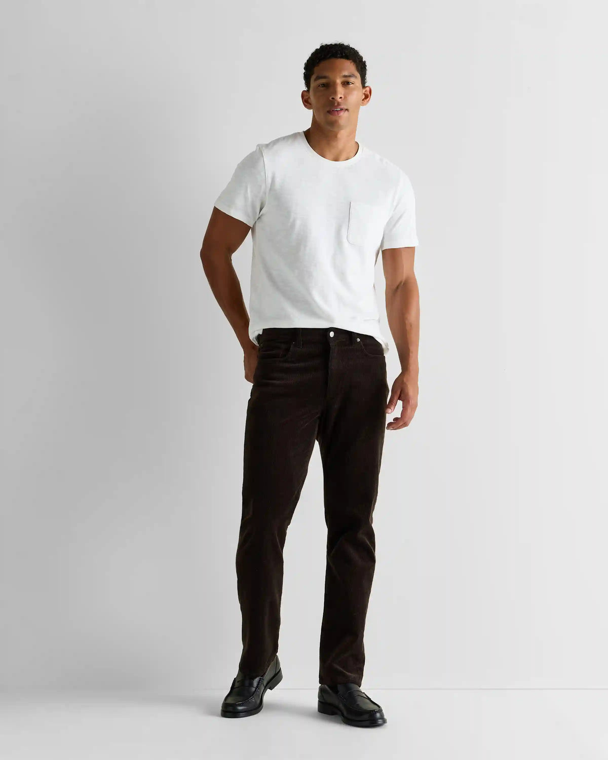 Organic Stretch Corduroy 5-Pocket Pants