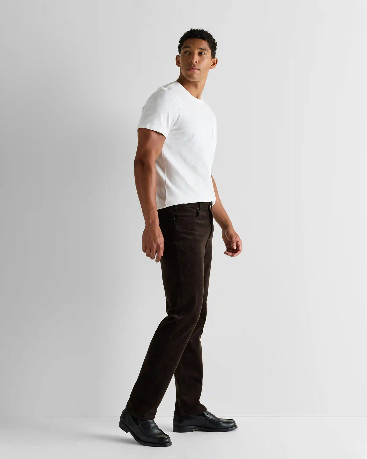 Organic Stretch Corduroy 5-Pocket Pants