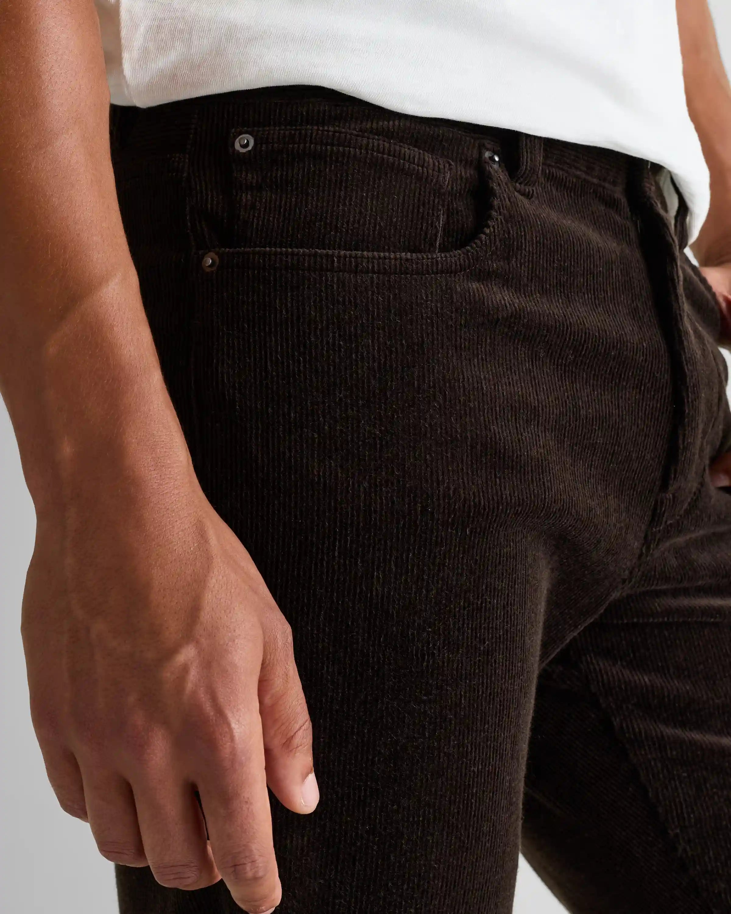 Organic Stretch Corduroy 5-Pocket Pants