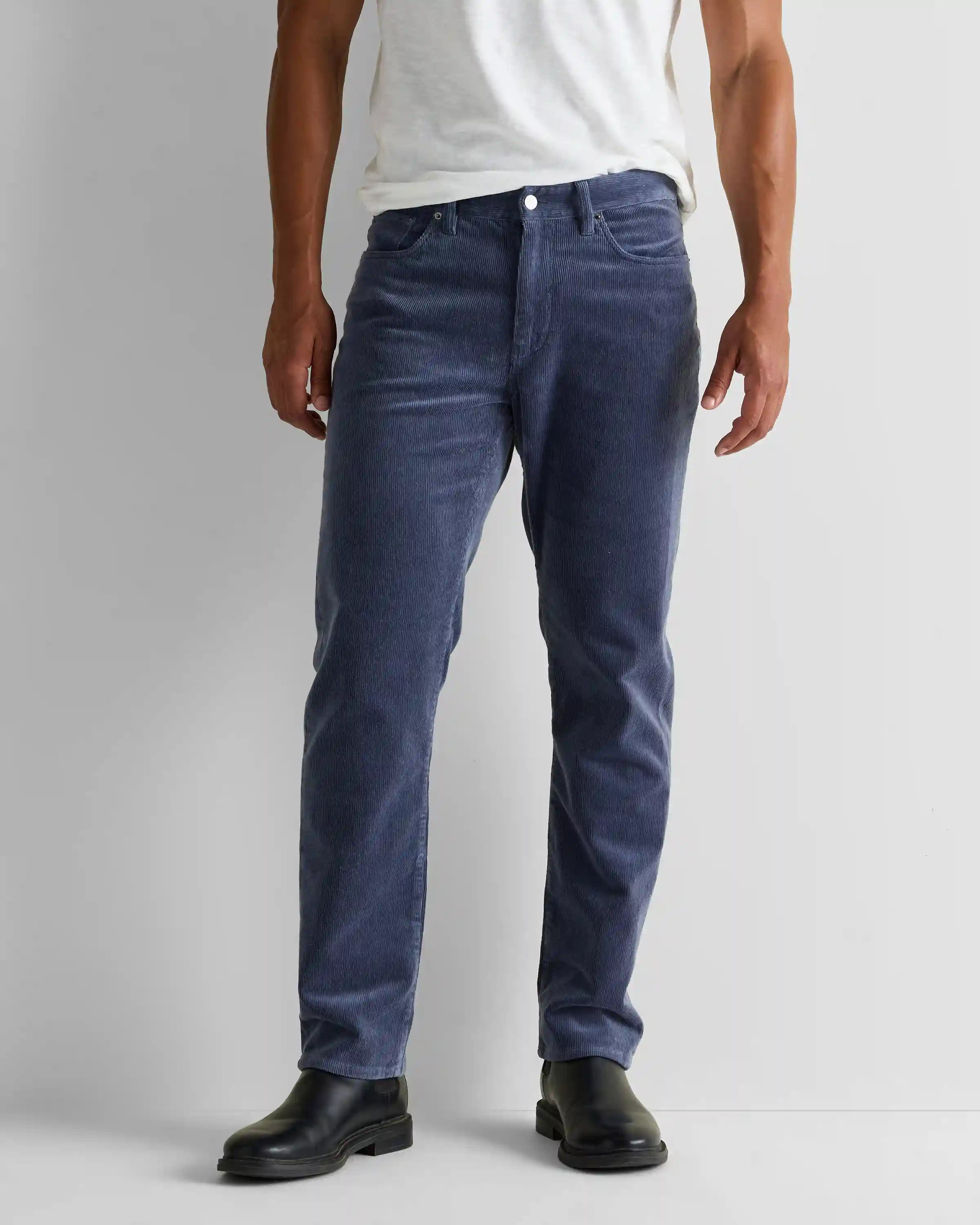 Organic Stretch Corduroy 5-Pocket Pants