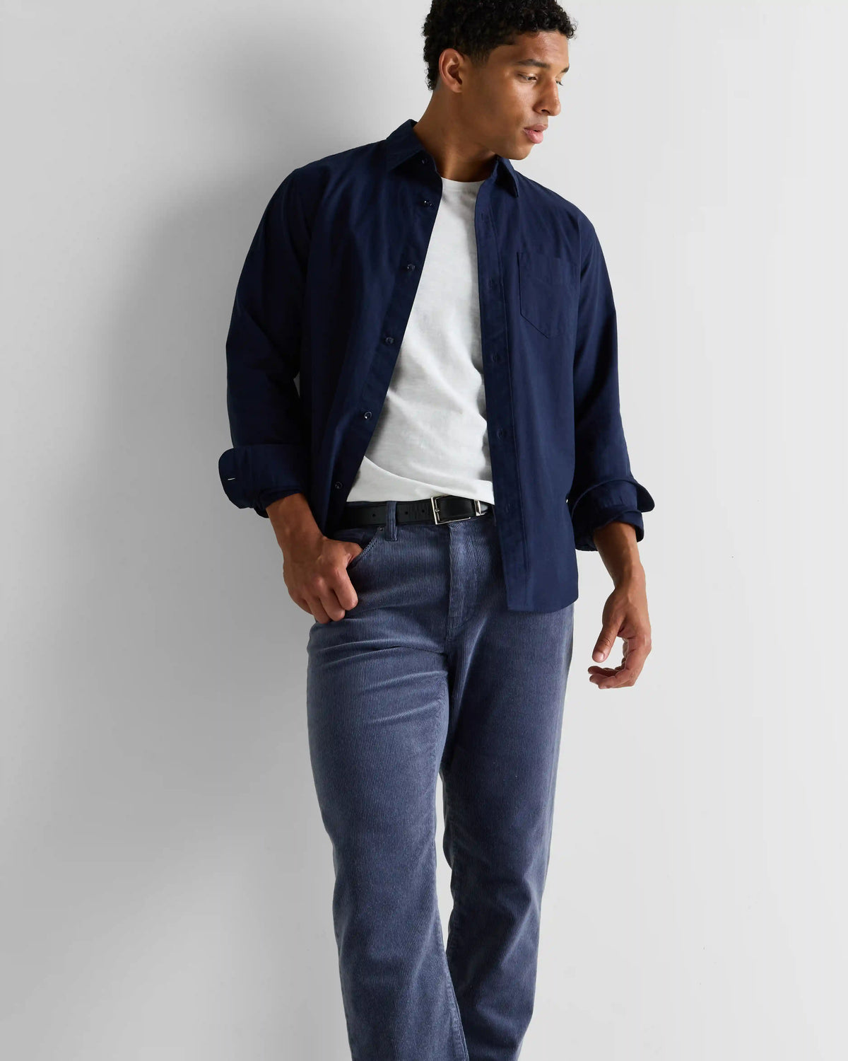 Organic Stretch Corduroy 5-Pocket Pants