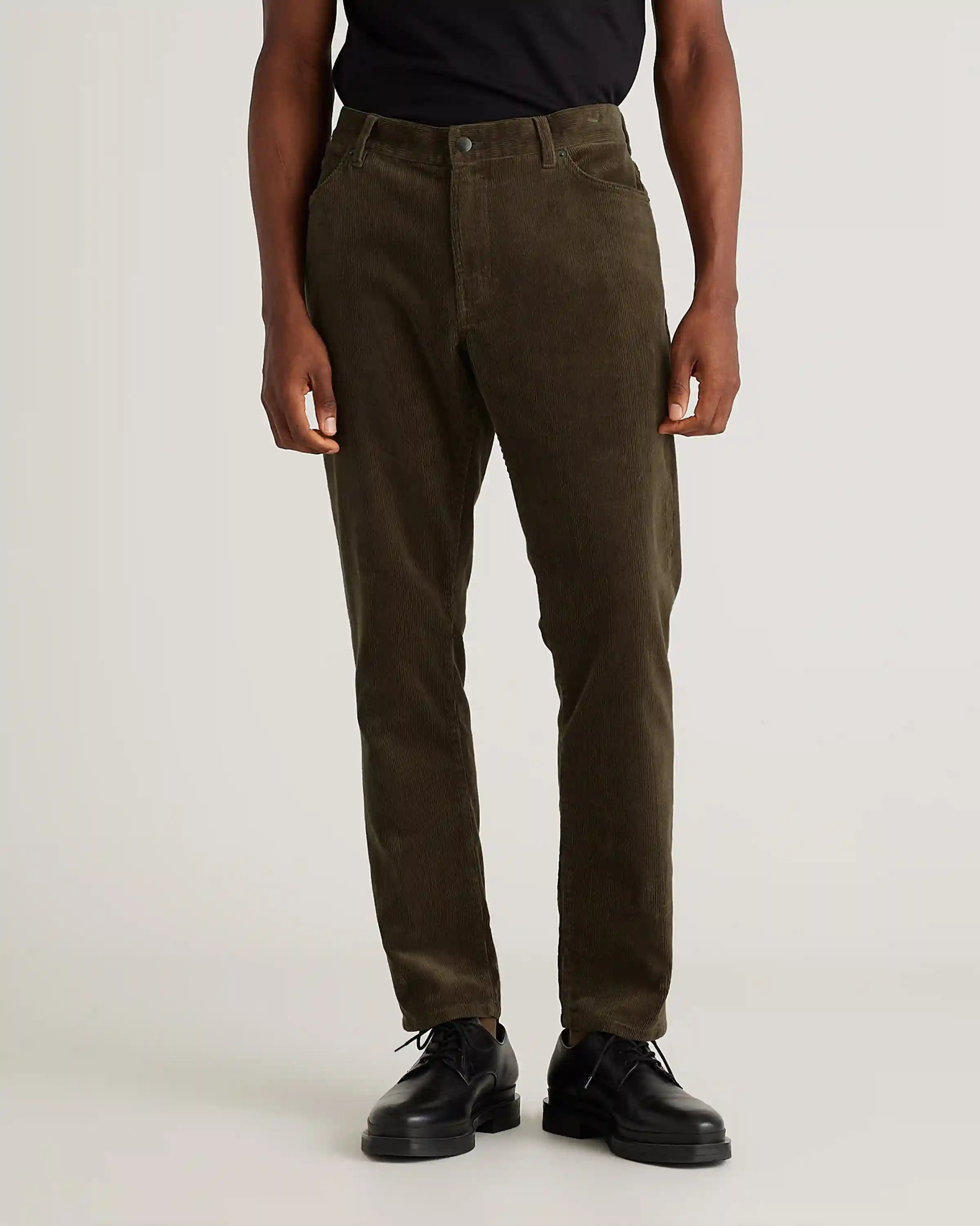 Organic Stretch Corduroy 5-Pocket Pants