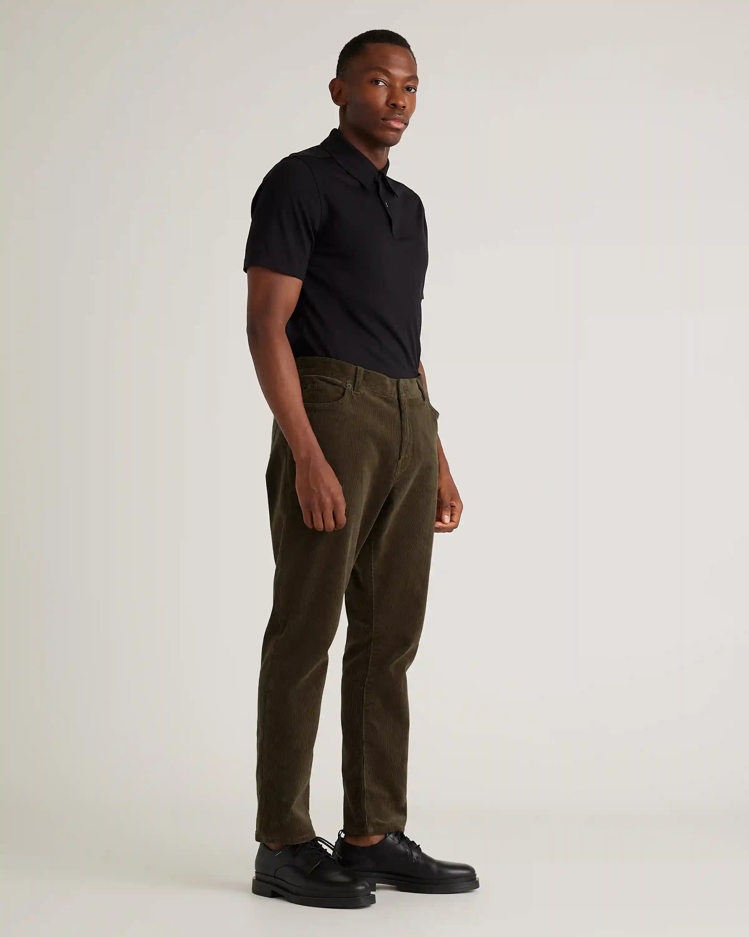 Organic Stretch Corduroy 5-Pocket Pants