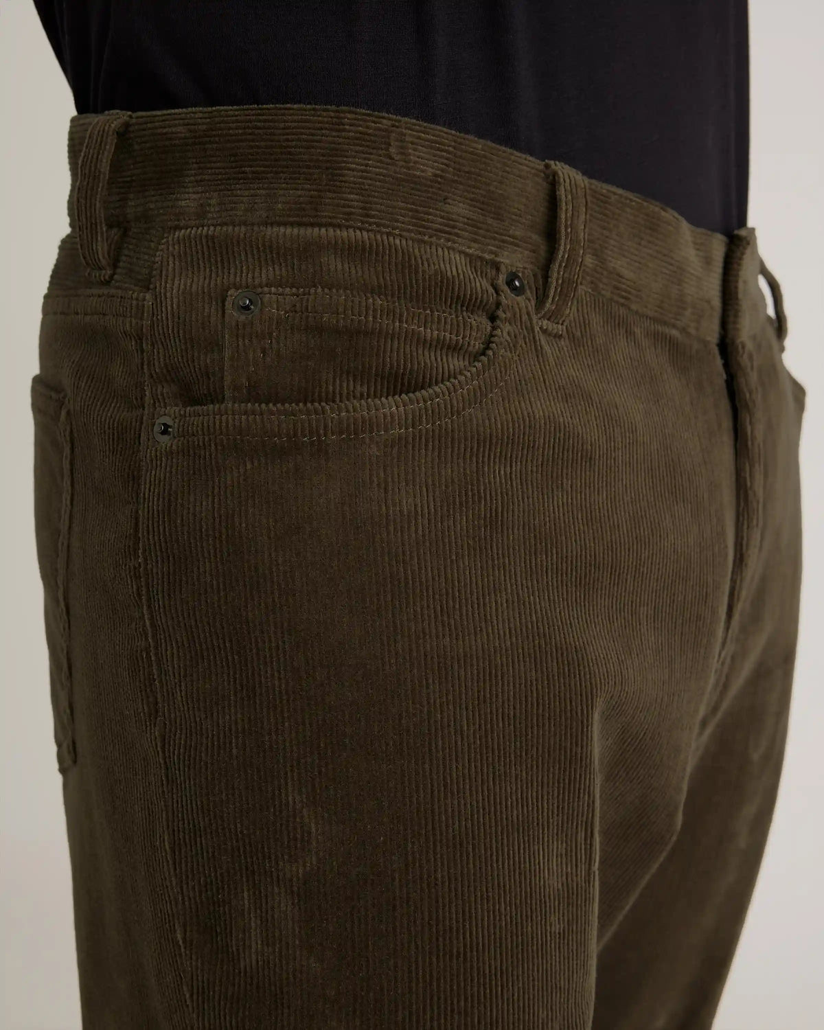 Organic Stretch Corduroy 5-Pocket Pants