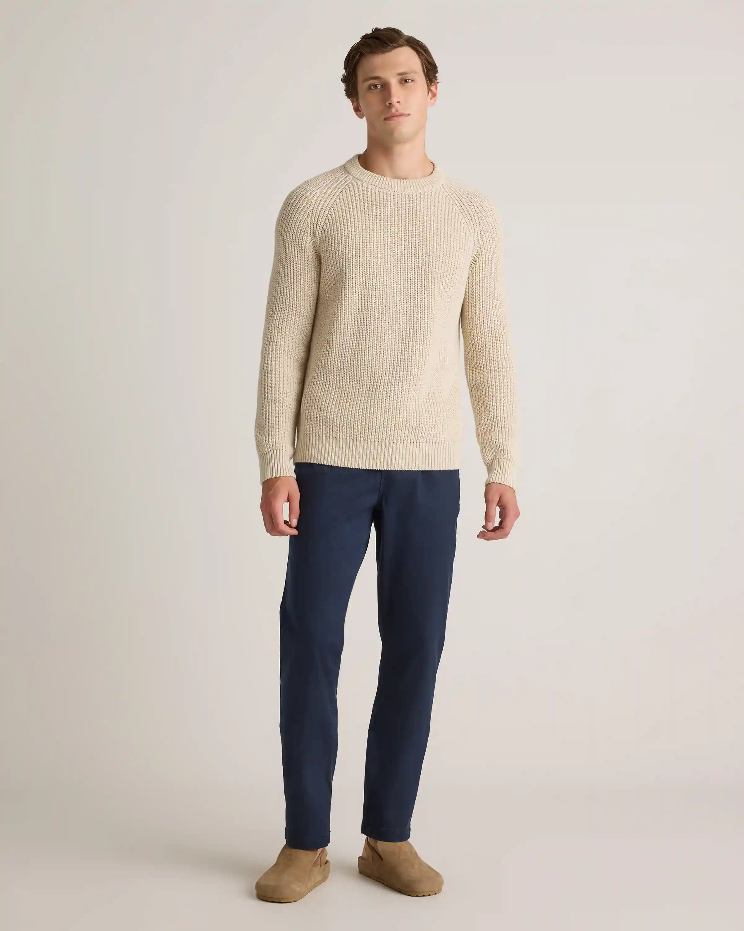 Cotton Chino Drawstring Pants