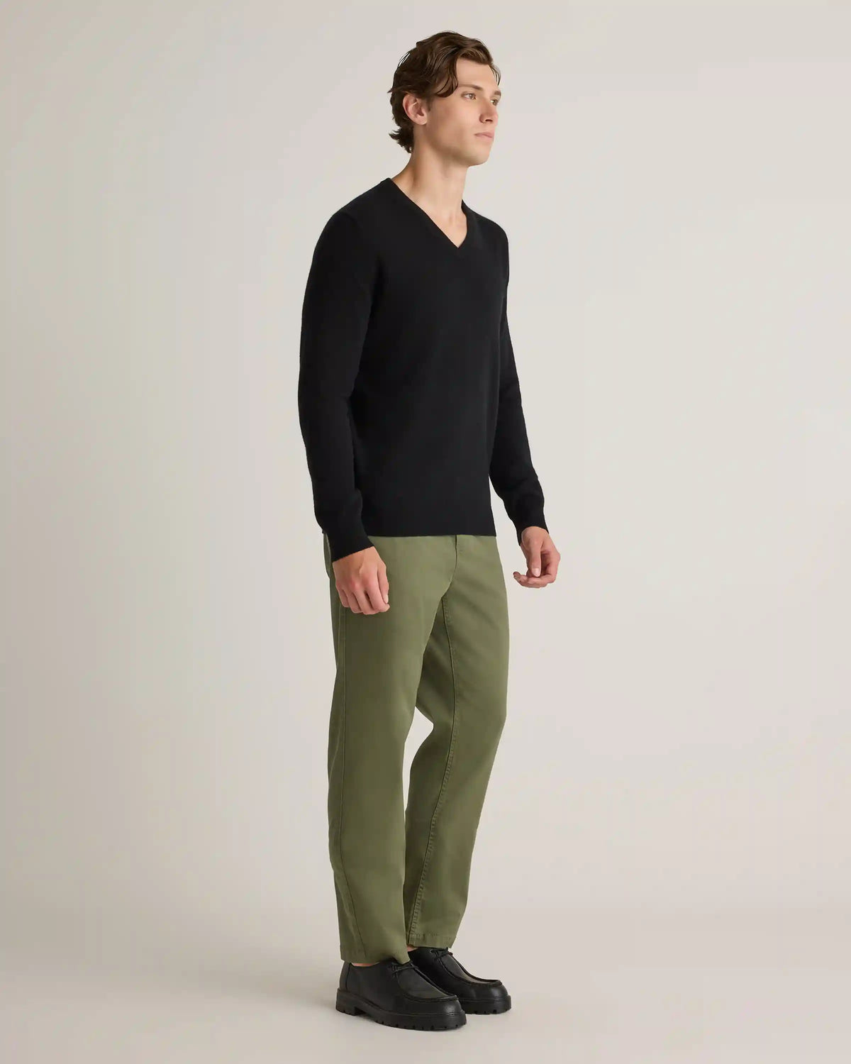 Cotton Chino Drawstring Pants