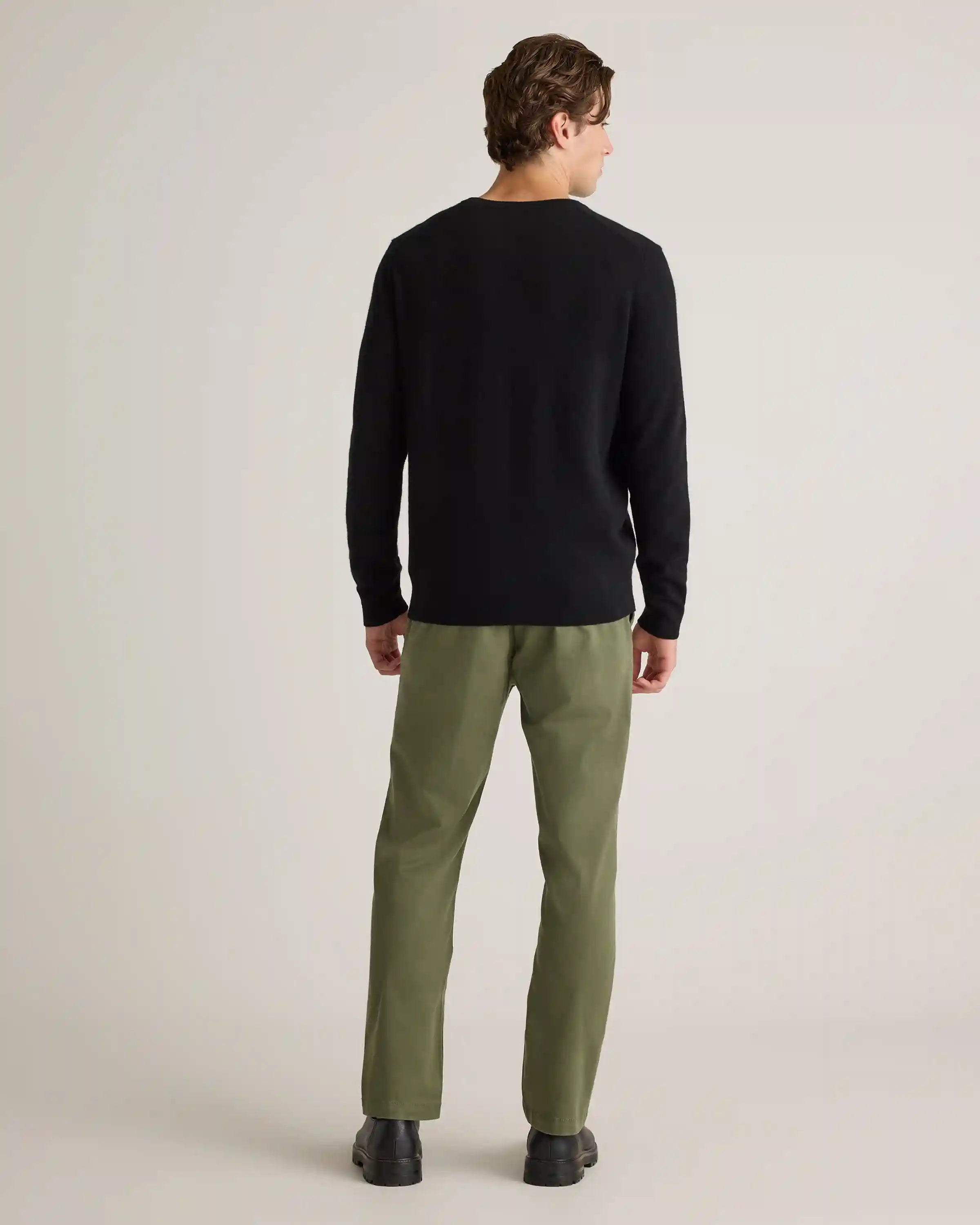 Cotton Chino Drawstring Pants
