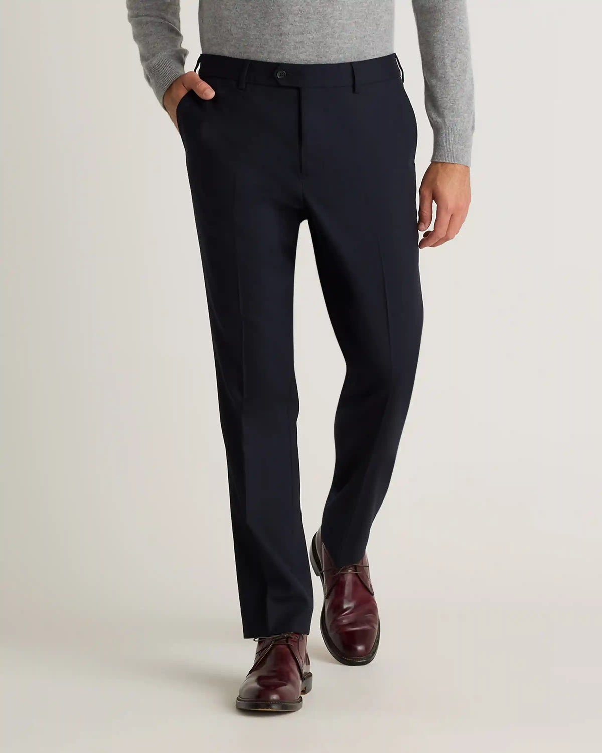 Stretch Wool Dress Pants - Slim