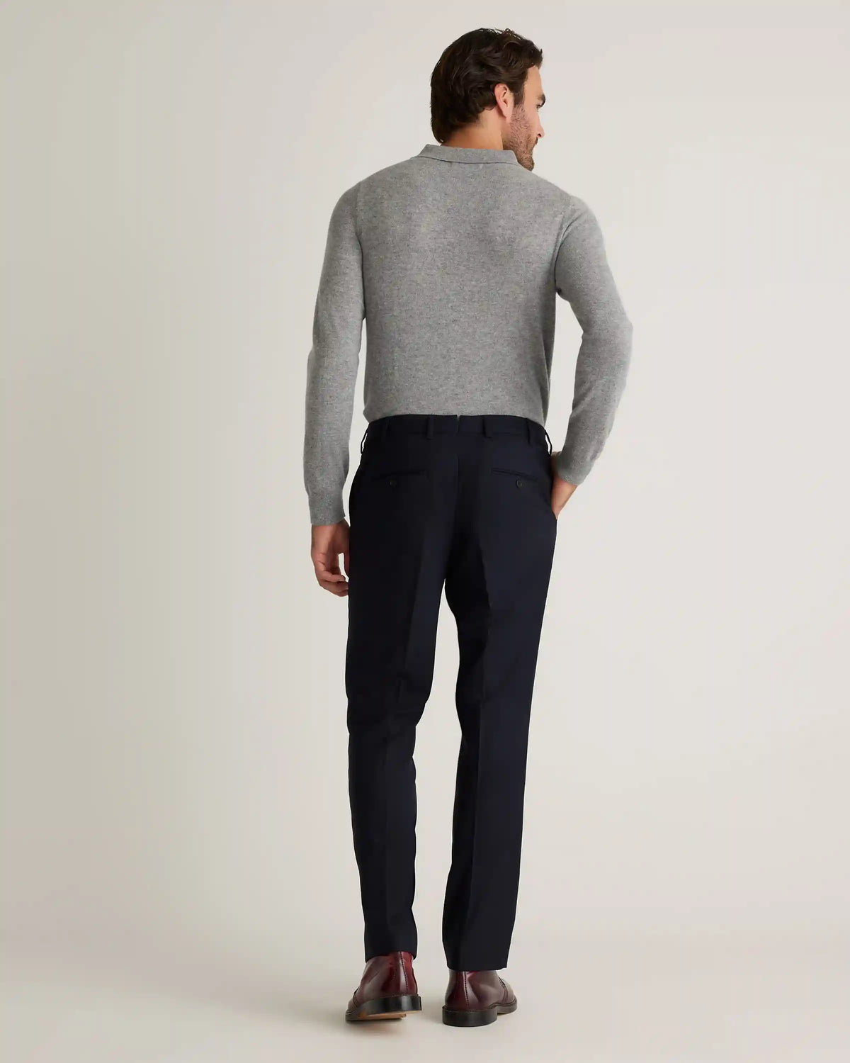 Stretch Wool Dress Pants - Slim