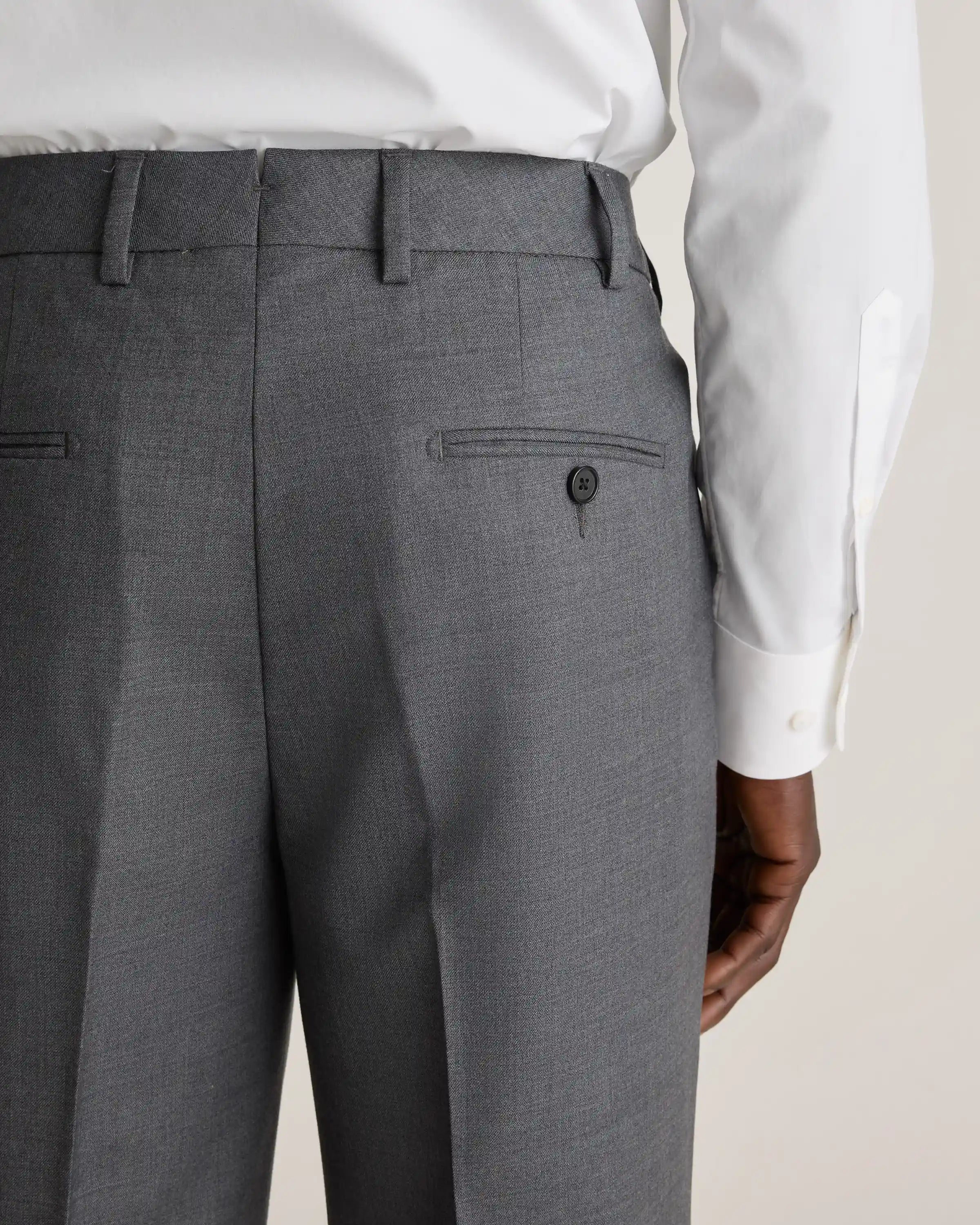 Stretch Wool Dress Pants - Slim