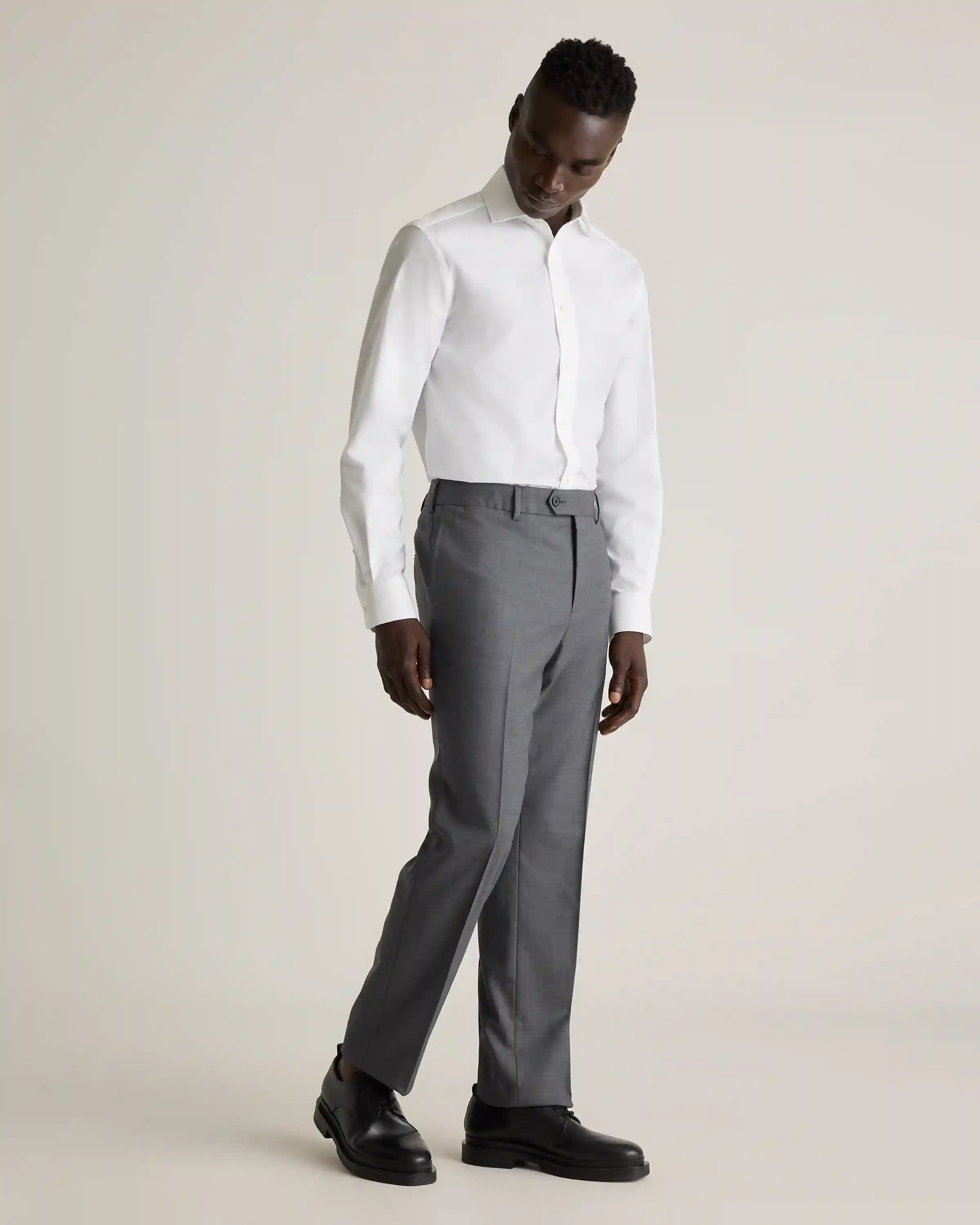 Stretch Wool Dress Pants - Slim