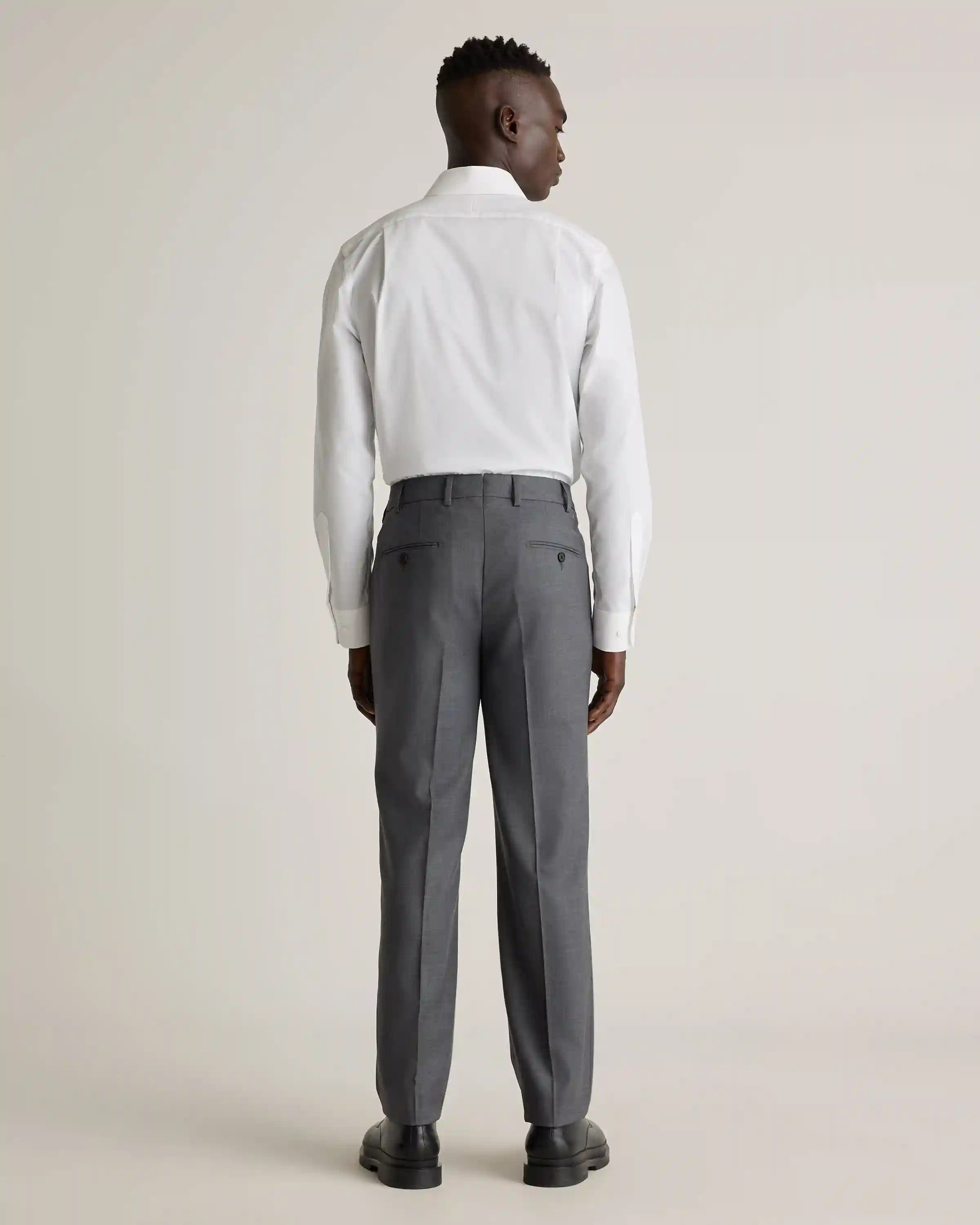 Stretch Wool Dress Pants - Slim