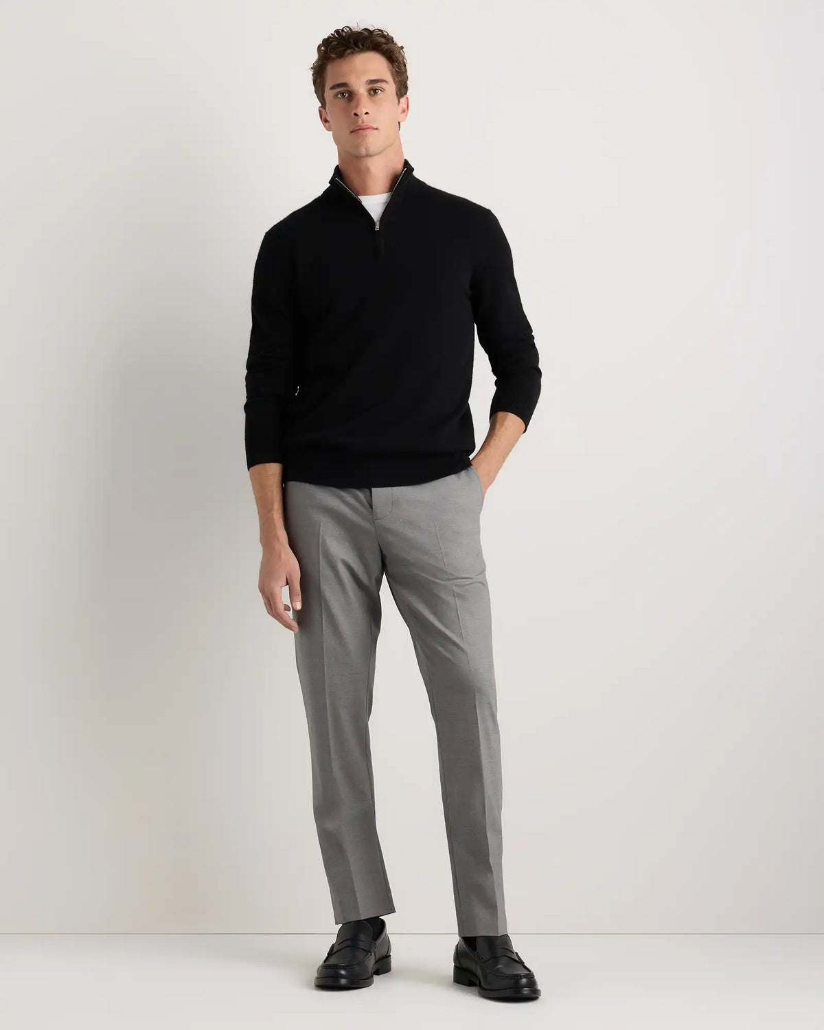 Stretch Wool Dress Pants - Slim